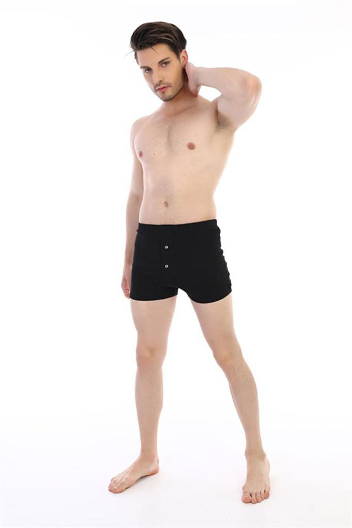 Çift Kaplan Erkek Elastanlı Spor Külot Boxer 800