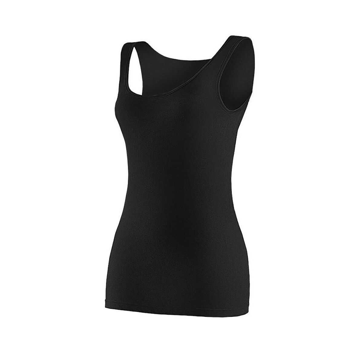 6 Adet Yıldız Kadın Modal Süper İnce Geniş Askılı Atlet 2316