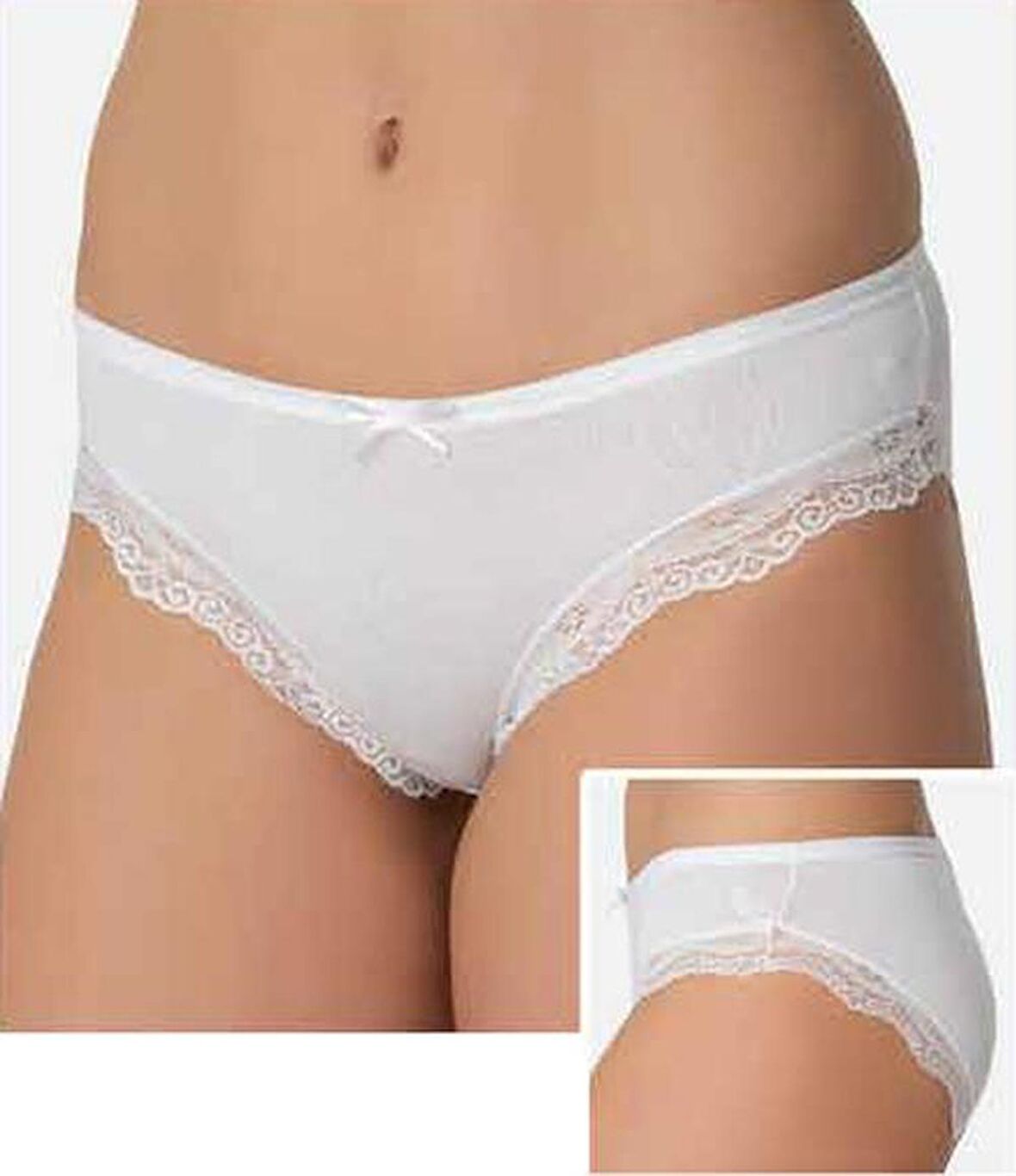 İmer Kadın Dantelli Modal Slip Bikini Külot 4236