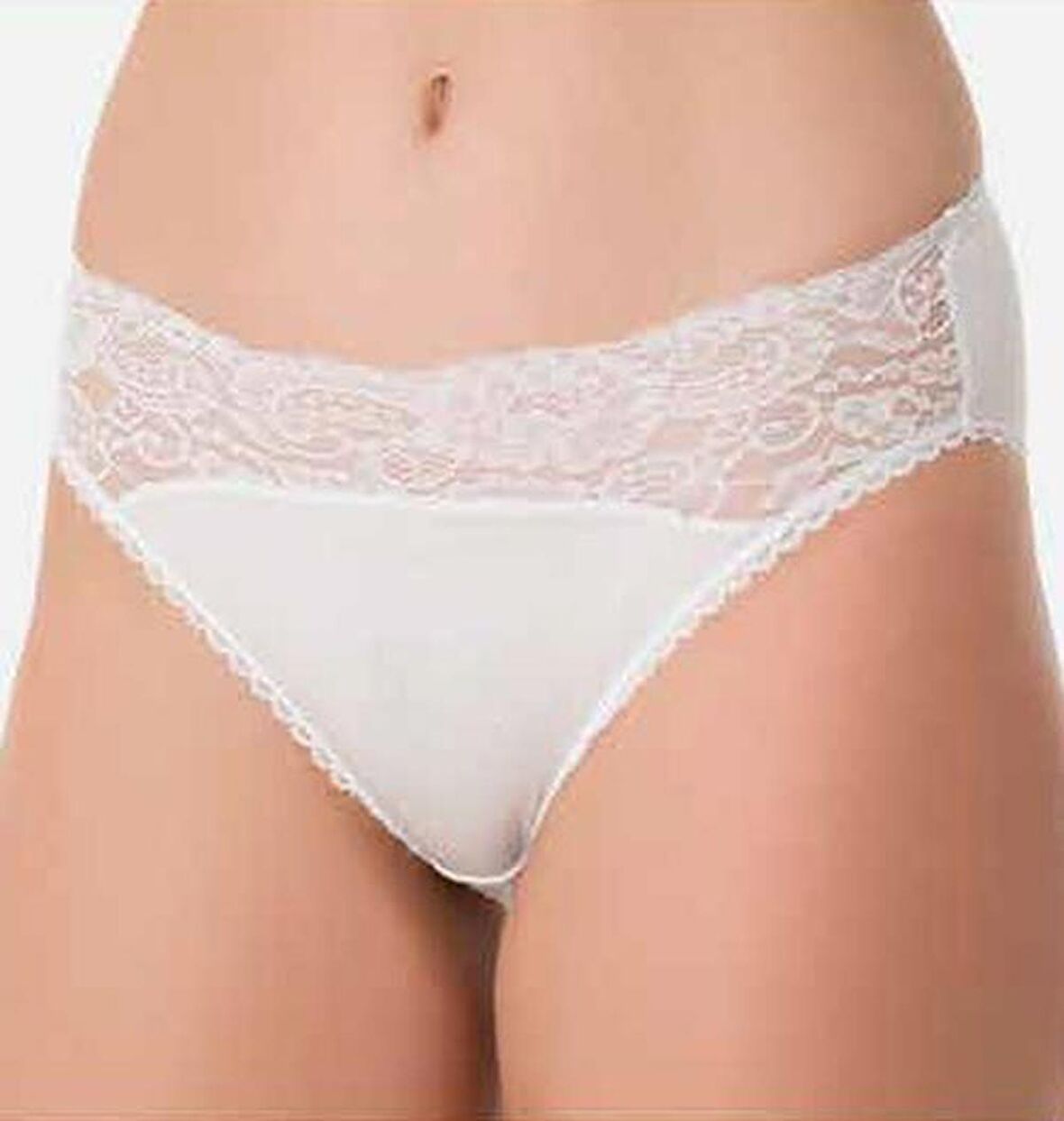 İmer Kadın Dantelli Modal Slip Bikini Külot 4266