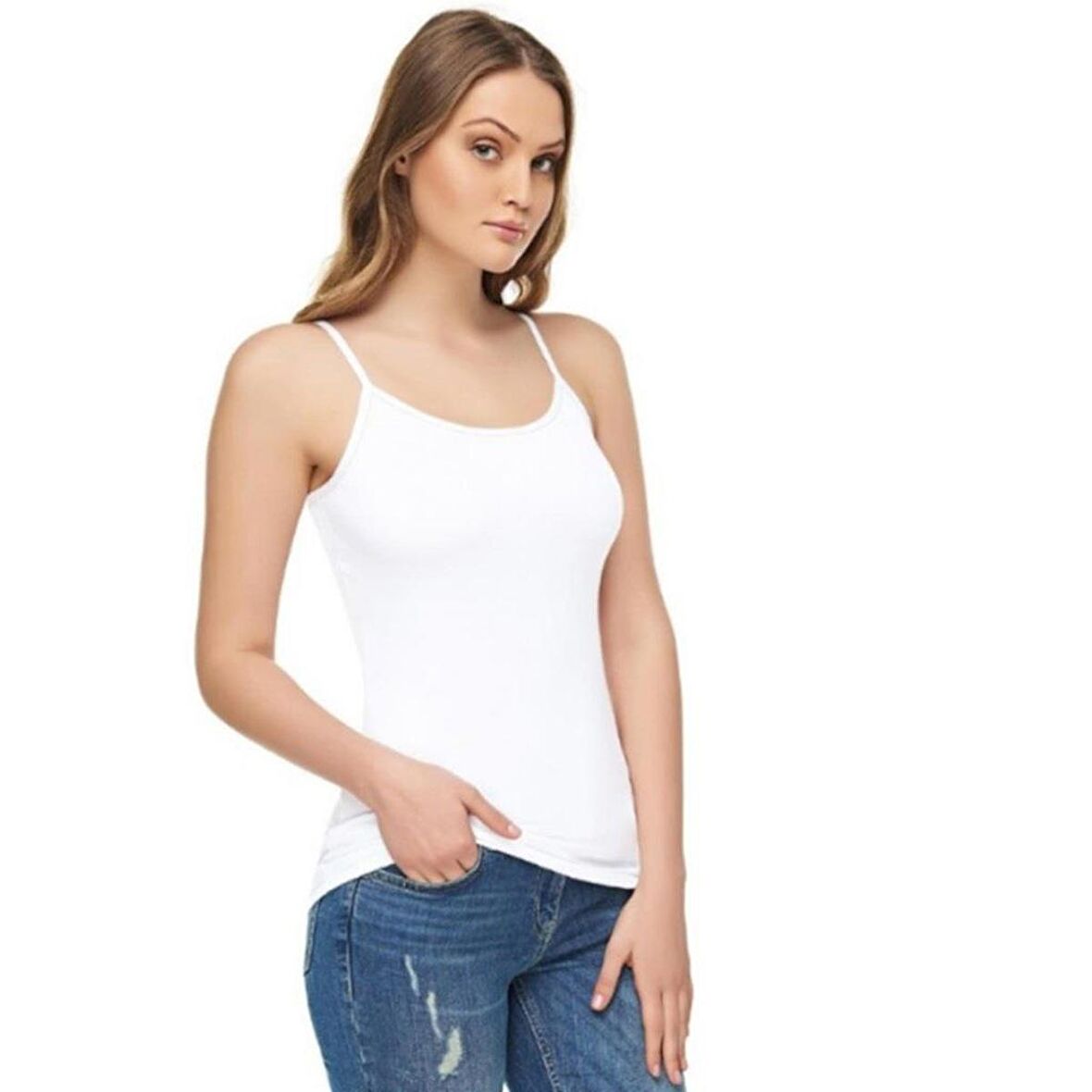 6 Adet Tutku Elit Kadın Modal Elastan İp Askılı Atlet 2001