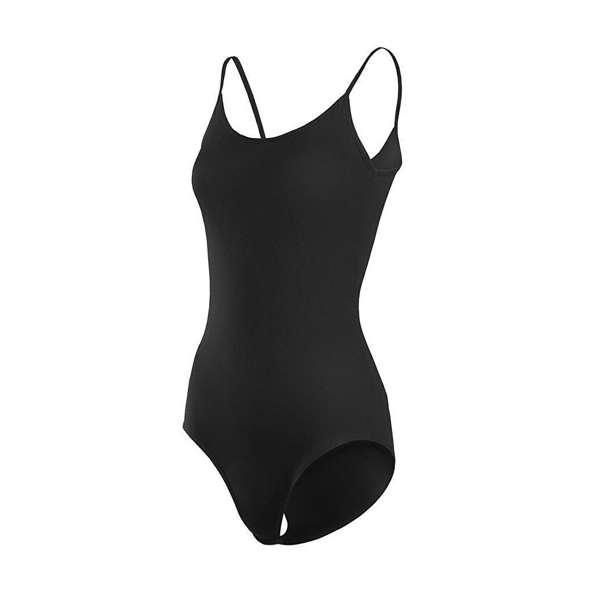 6 Adet Yıldız Kadın Likralı İp Askılı Çıtçıtlı Body Siyah 2054