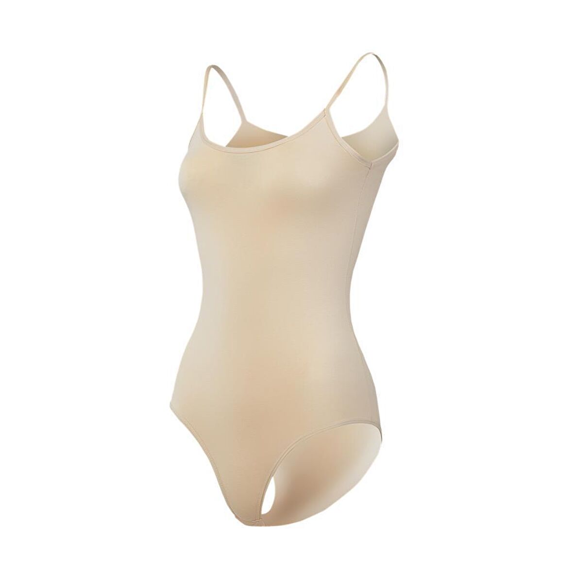 6 Adet Yıldız Kadın Likralı İp Askılı Çıtçıtlı Body Ten 2058