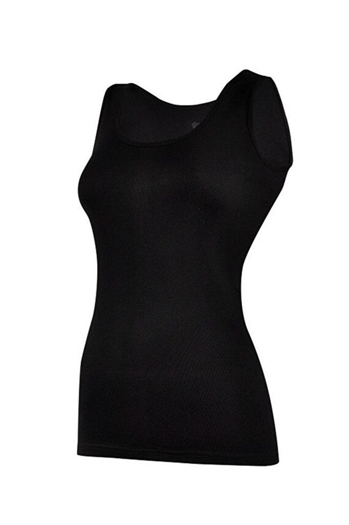 6 Adet Güryıldız Renkli Kadın Ribana Geniş Askılı Atlet 20004