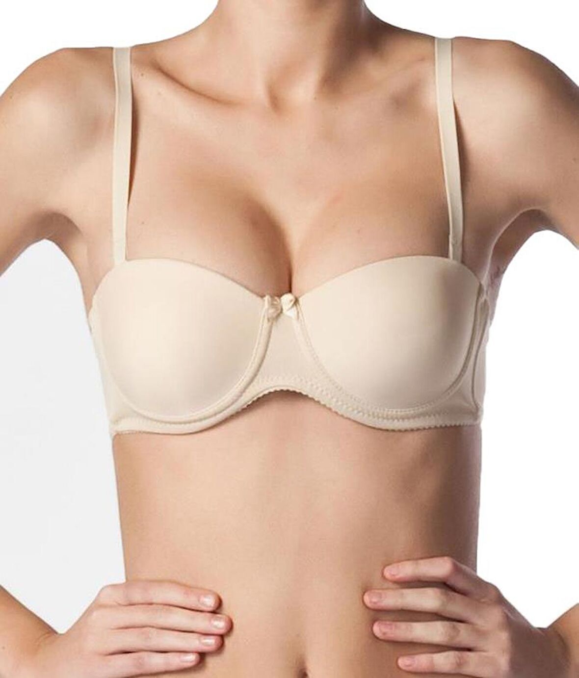 Nbb Kadın Desteksiz Mikrofiber Straplez Sütyen 3510