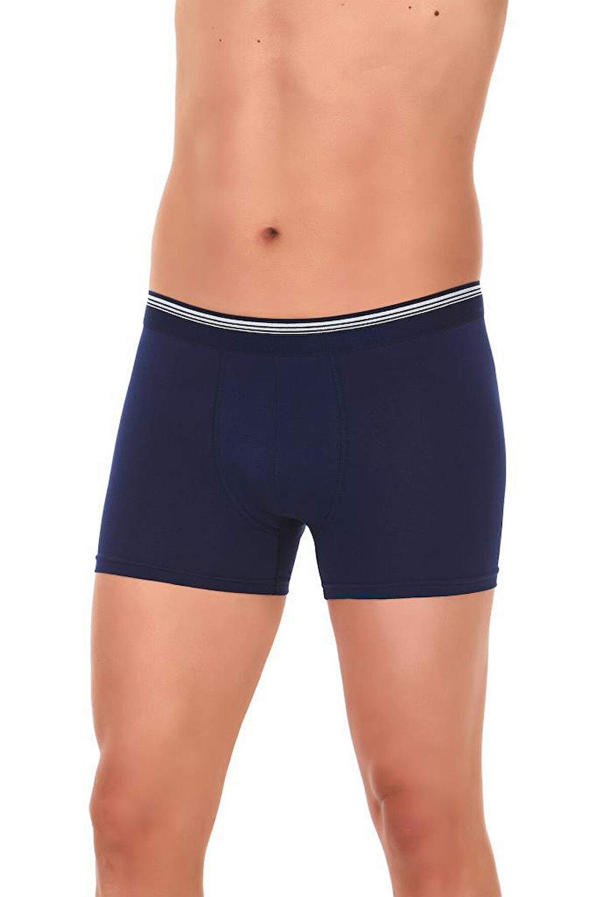 3 Adet Yıldız Erkek Likralı Formen Boxer Short Lacivert 368