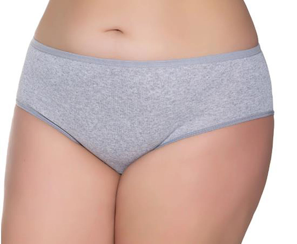 12 li Paket Sedef Yıldız Kadın Büyük Beden İnce Lastik Külot 1047