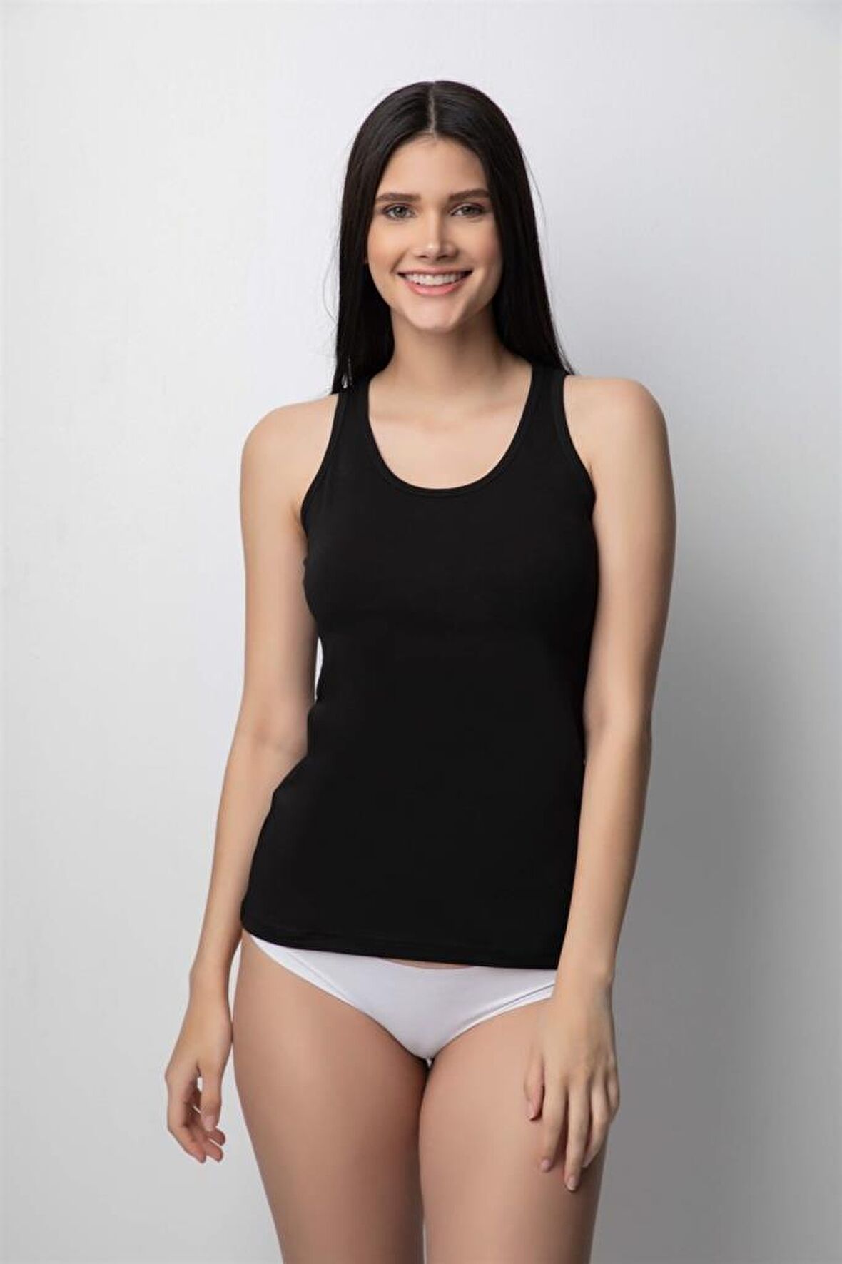 Özlem Kadın Likralı Geniş Askılı Atlet 3361