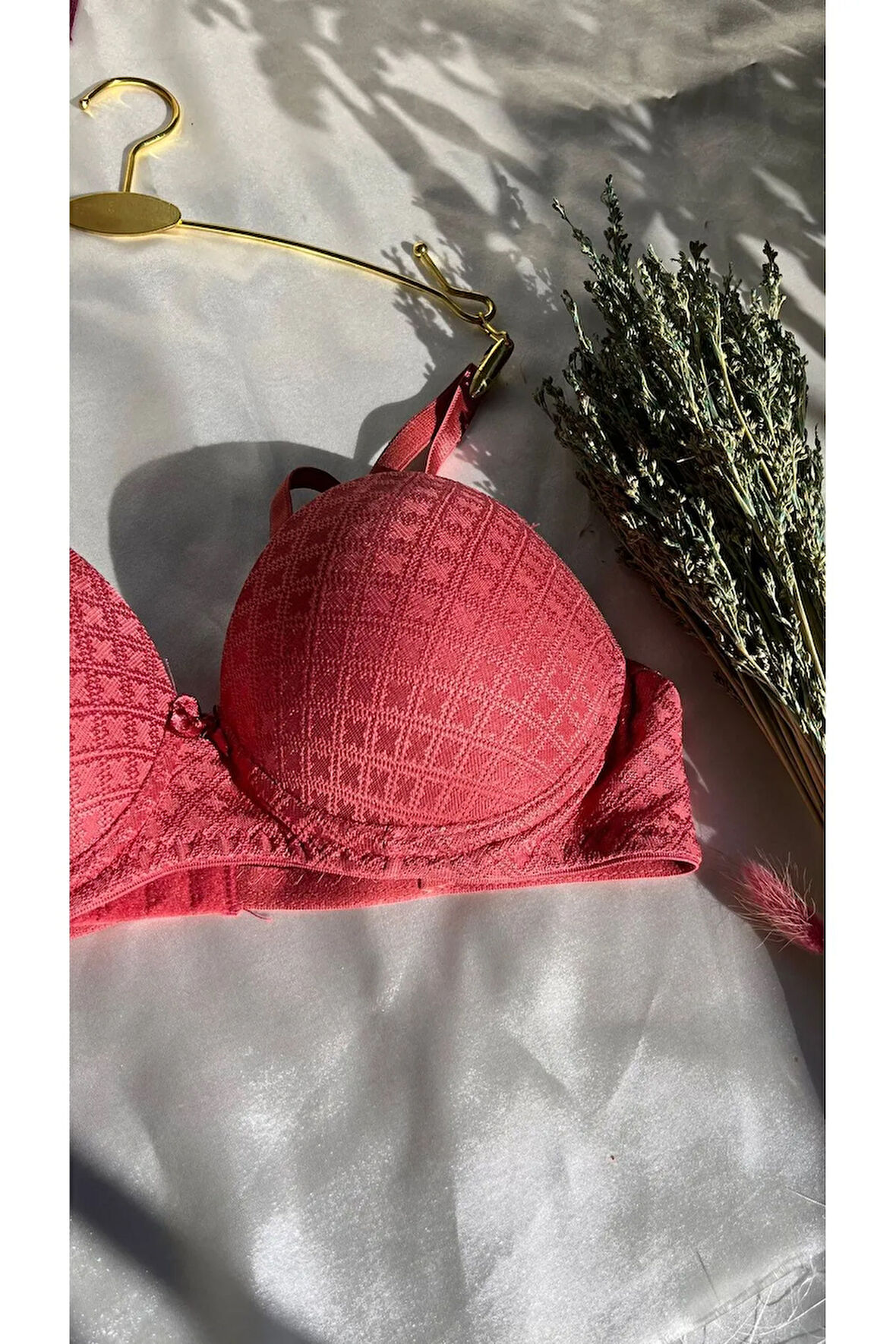 Jakar Desenli Dolgulu Yumuşak Sütyen