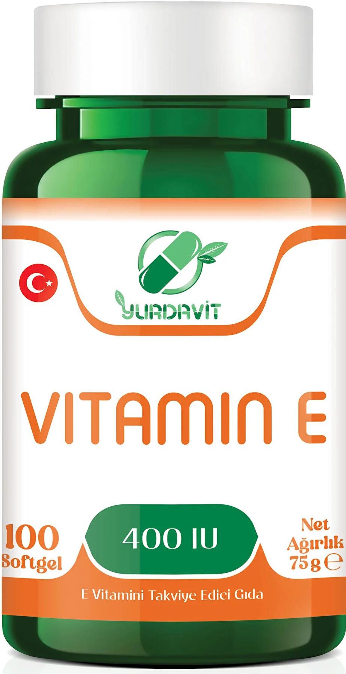 Yurdavit Vitamin E Vitamini 400 IU 100 Softgel 