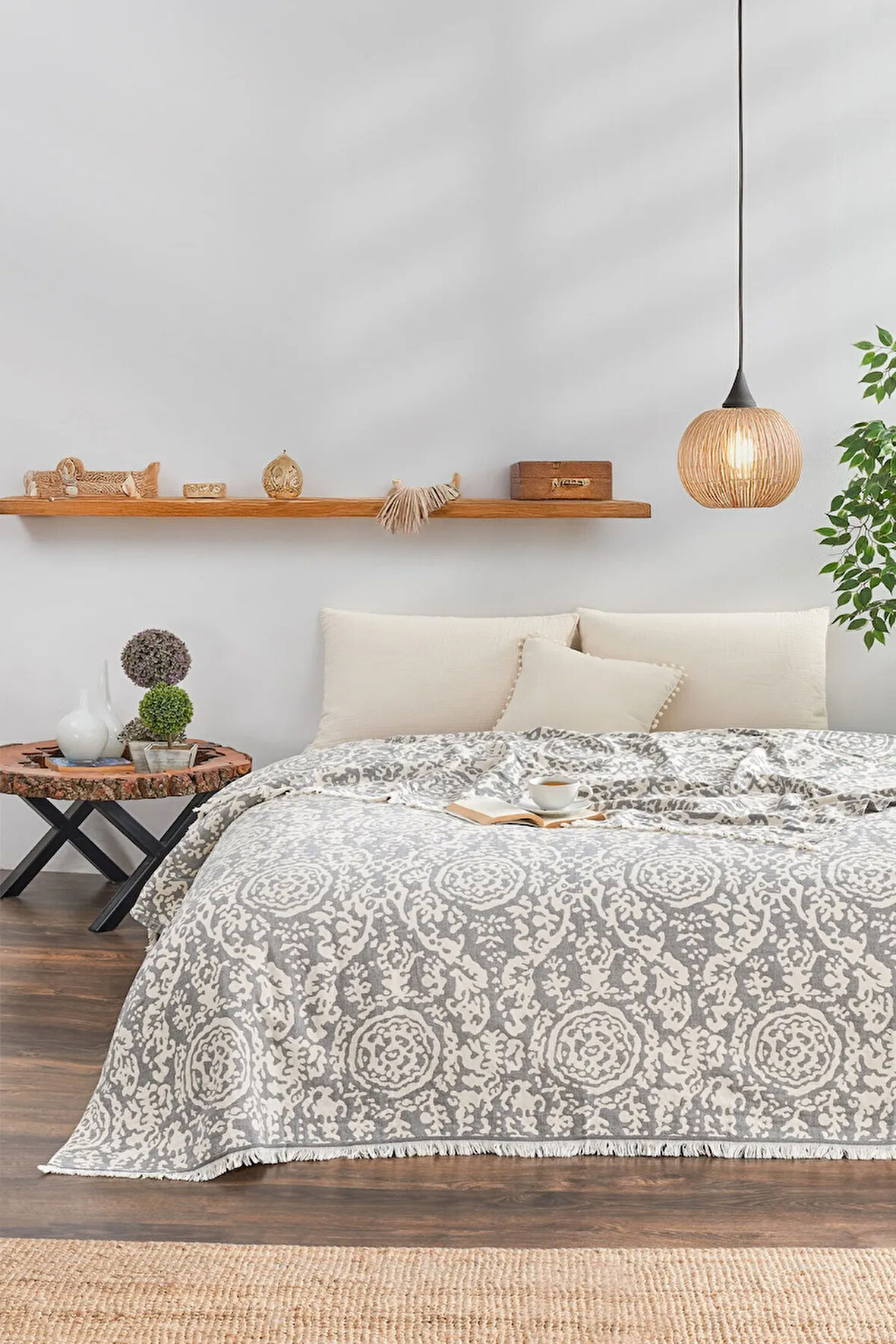Yumuşacık Pike Modern Tasarım, Konforlu Uyku Tek Kişilik %100 Pamuk (170*215Cm)