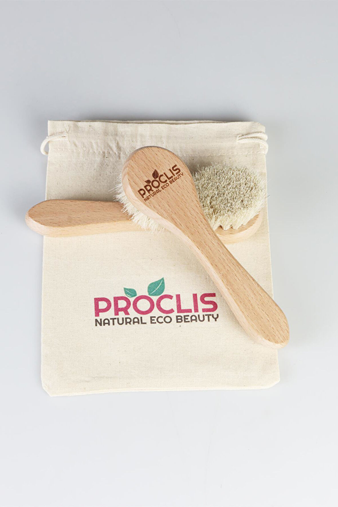 Proclis %100 Doğal Keçi Kılı Yüz Bakım Fırçası, Yüz Bakım Fırçası 1 Adet İsim Yazdırılabilir