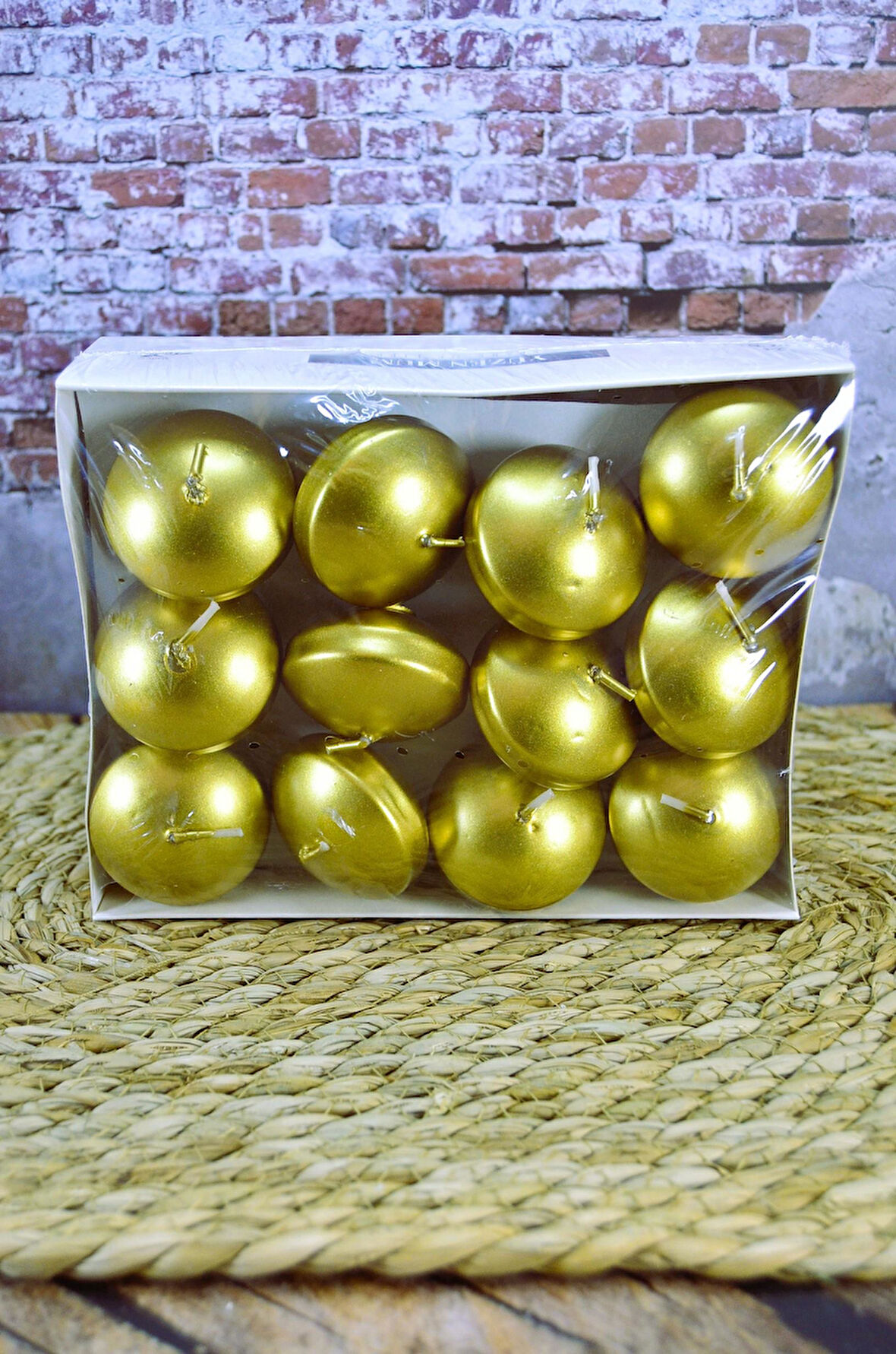 Yüzenen Mum 24 li Metalik Boya 