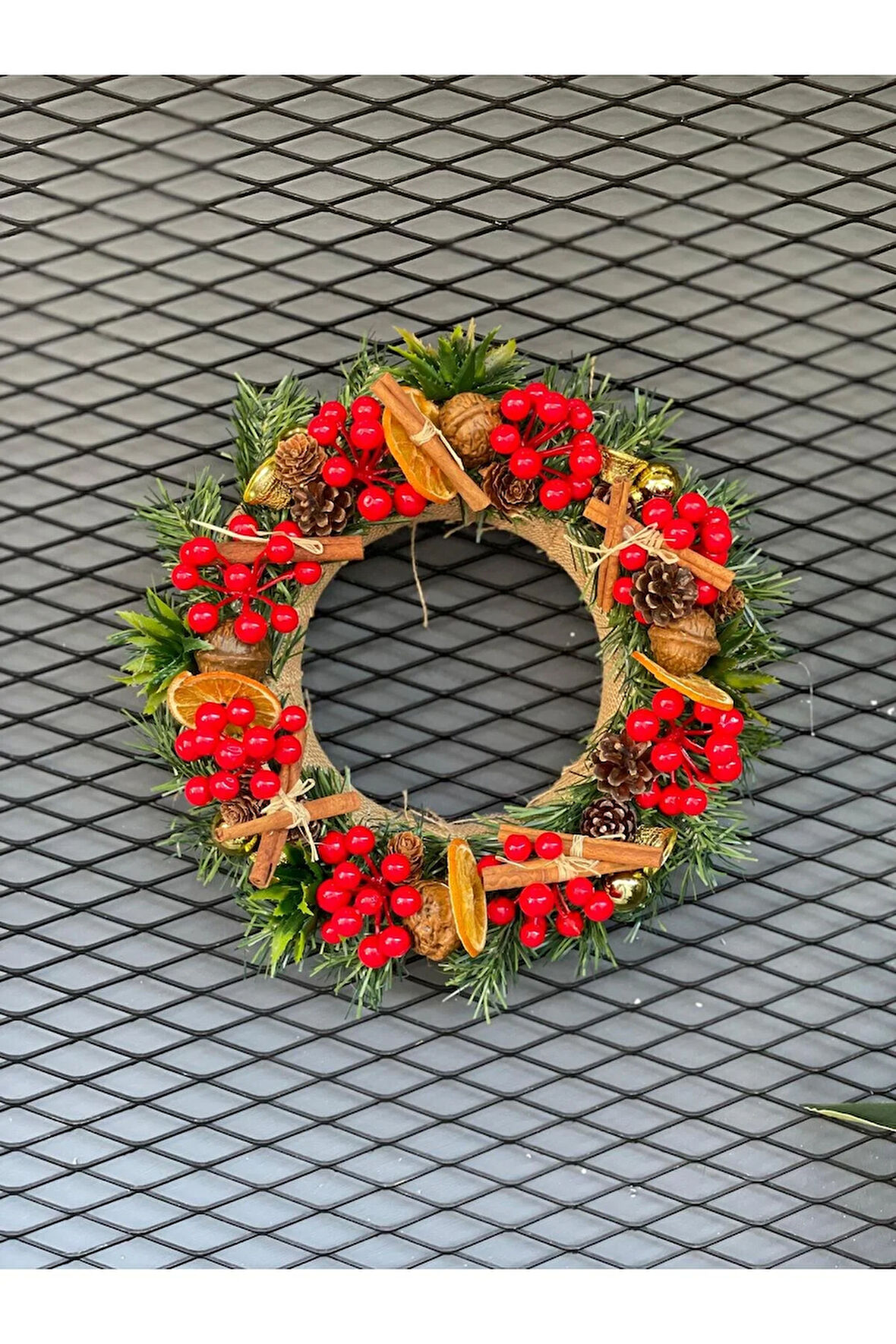 Yılbaşı Konsept Kokinalı Kapı Süsü