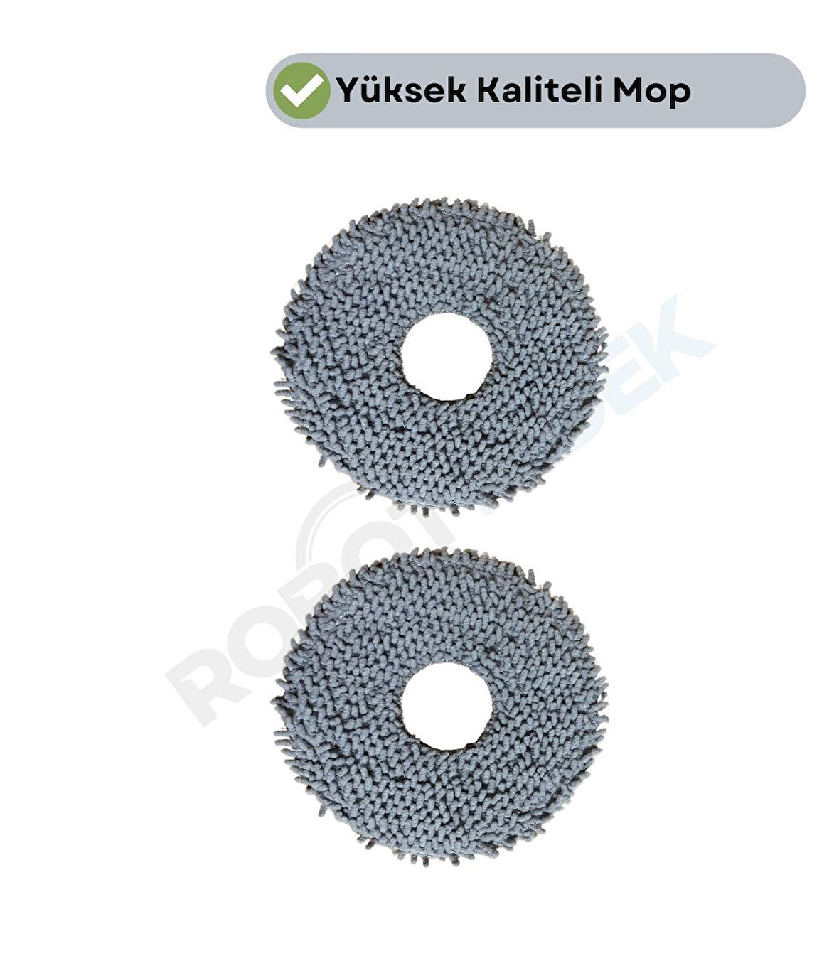 Roborock Saros Z70 Uyumlu 2 Adet Mikrofiber Mop Bez
