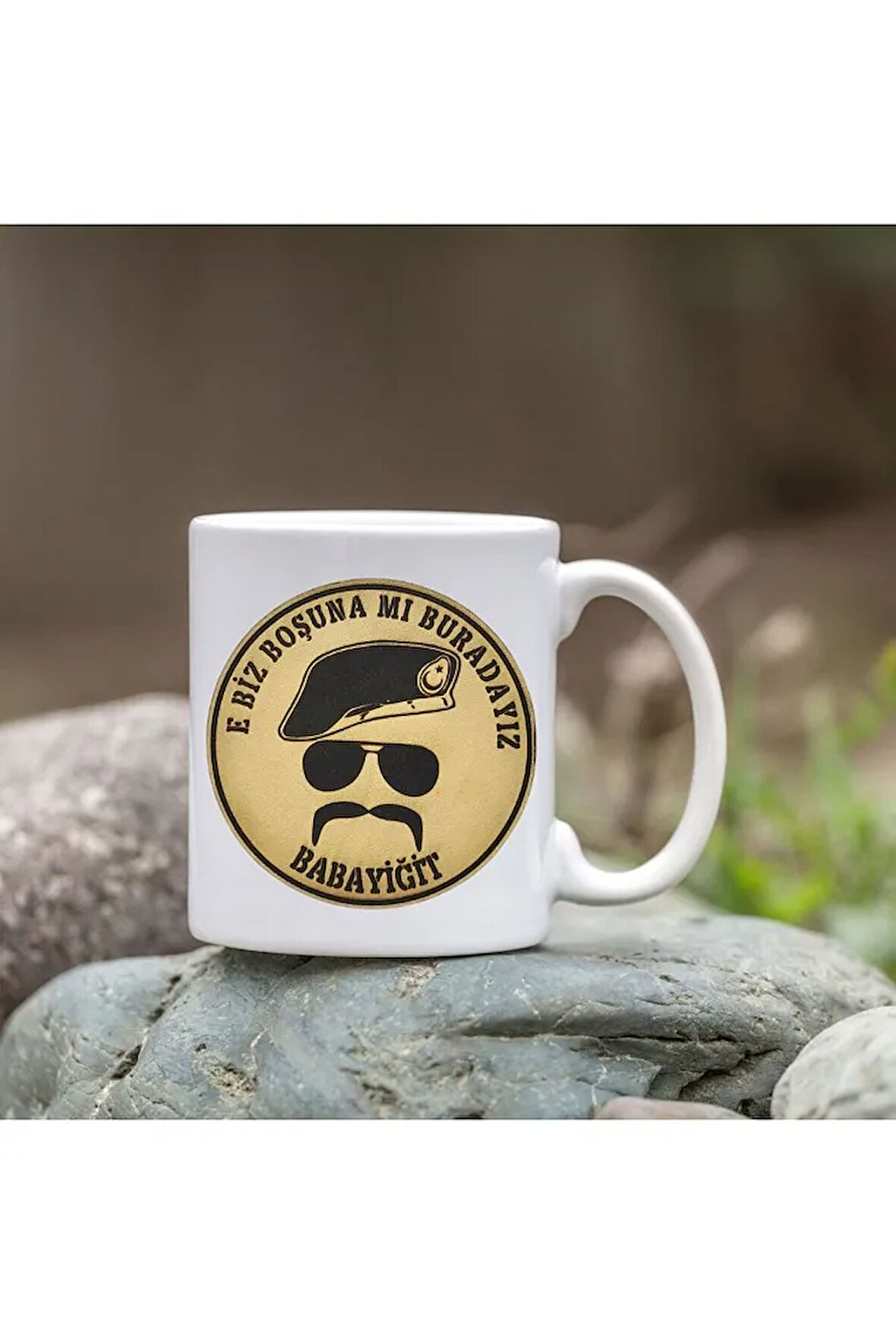 E Biz Boşuna Mı Buradayız Bardağı - Babayiğit Bardağı