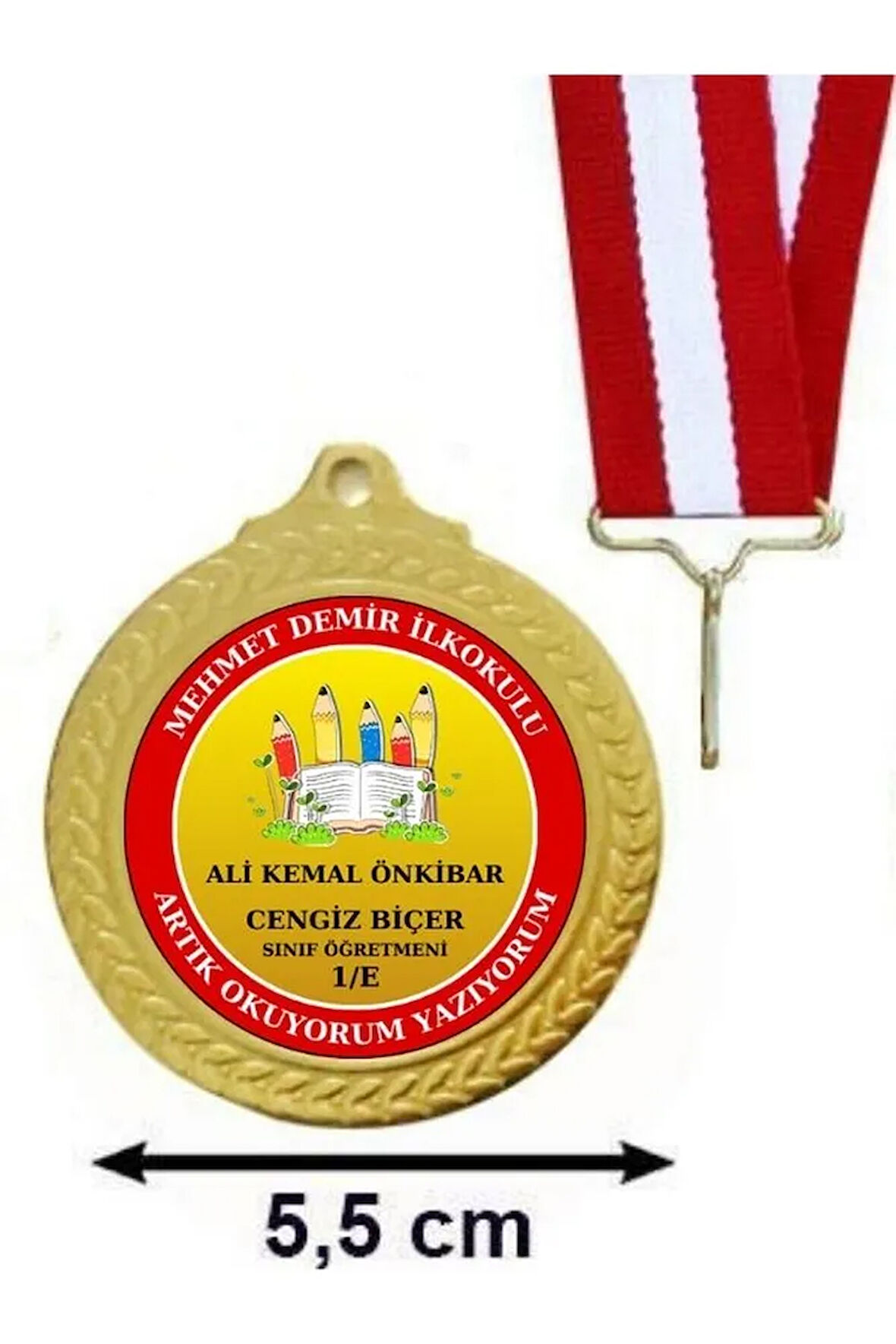 Kişiye Özel Artık Okuyorum Madalyası ( 24 Adet )