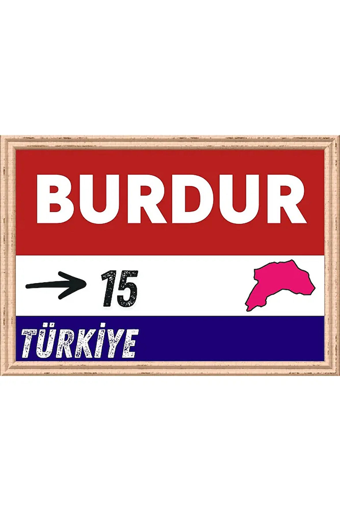 Burdur Tablo - Retro Tablo