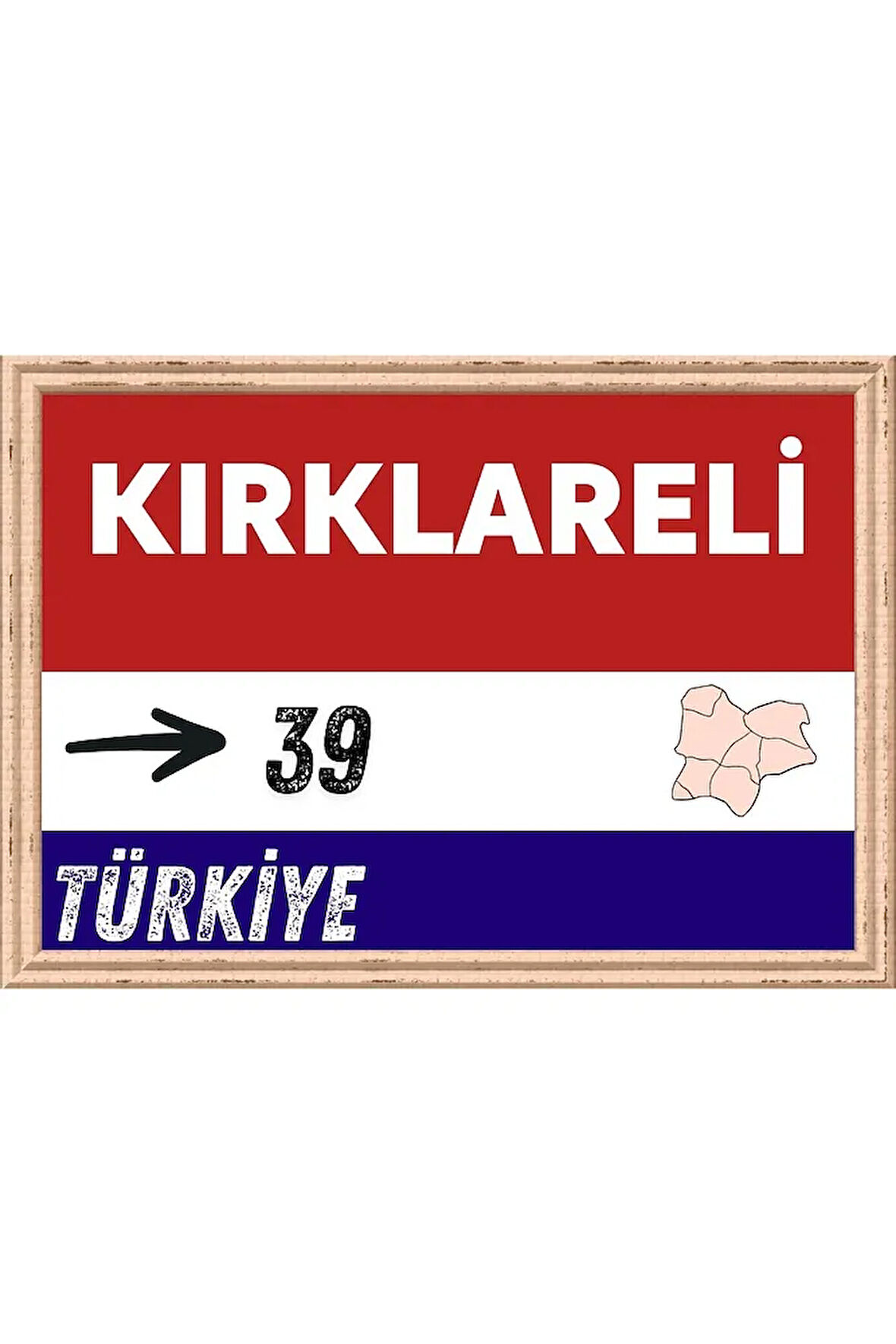 Kırıklareli Tablo - Retro Tablo