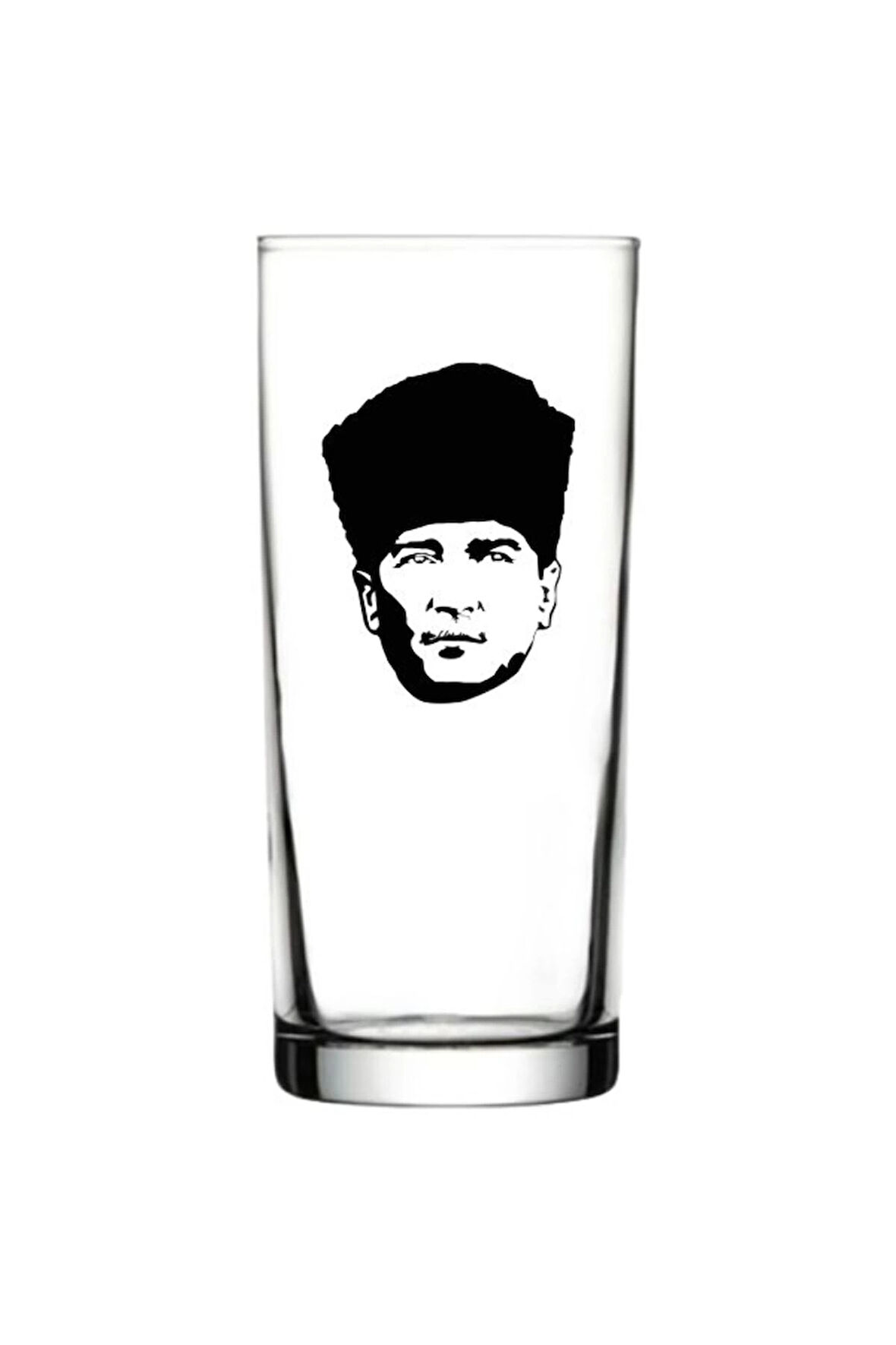 Atatürk Model Rakı Bardağı - Atatürklü Rakı Bardağı