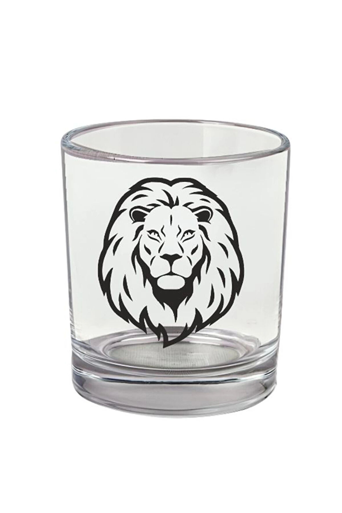 Aslan Baskılı Viski Bardağı - Aslanlı Bardak