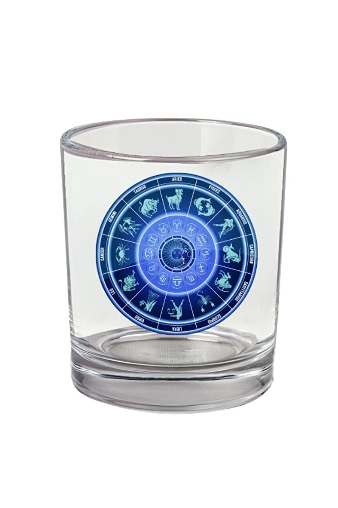 Astroloji Baskılı Viski Bardağı - Burçlu Bardak