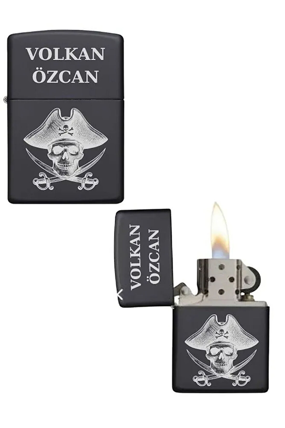 Kişiye Özel Korsan Model Metal Çakmak
