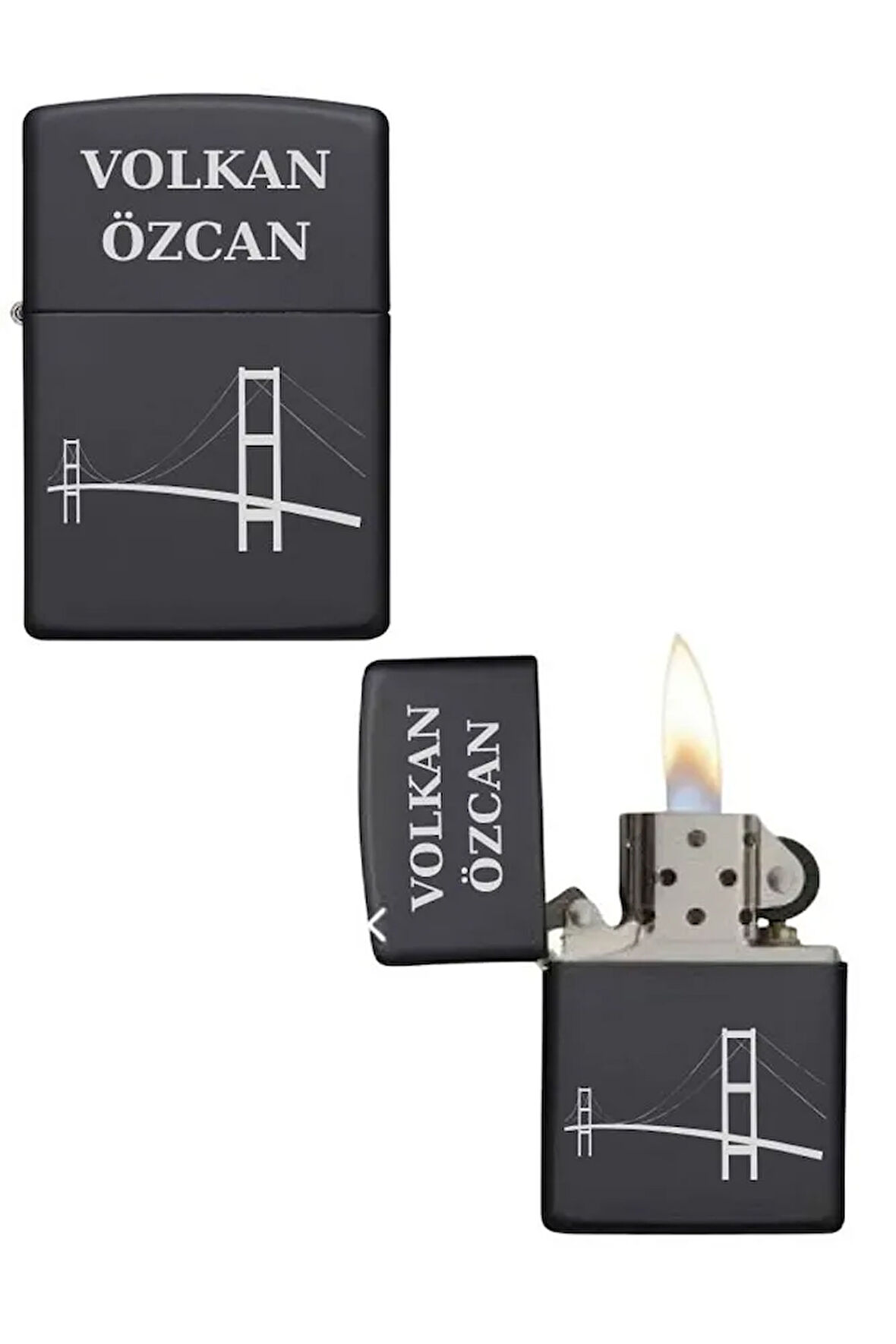 Kişiye Özel İstanbul Model Metal Çakmak