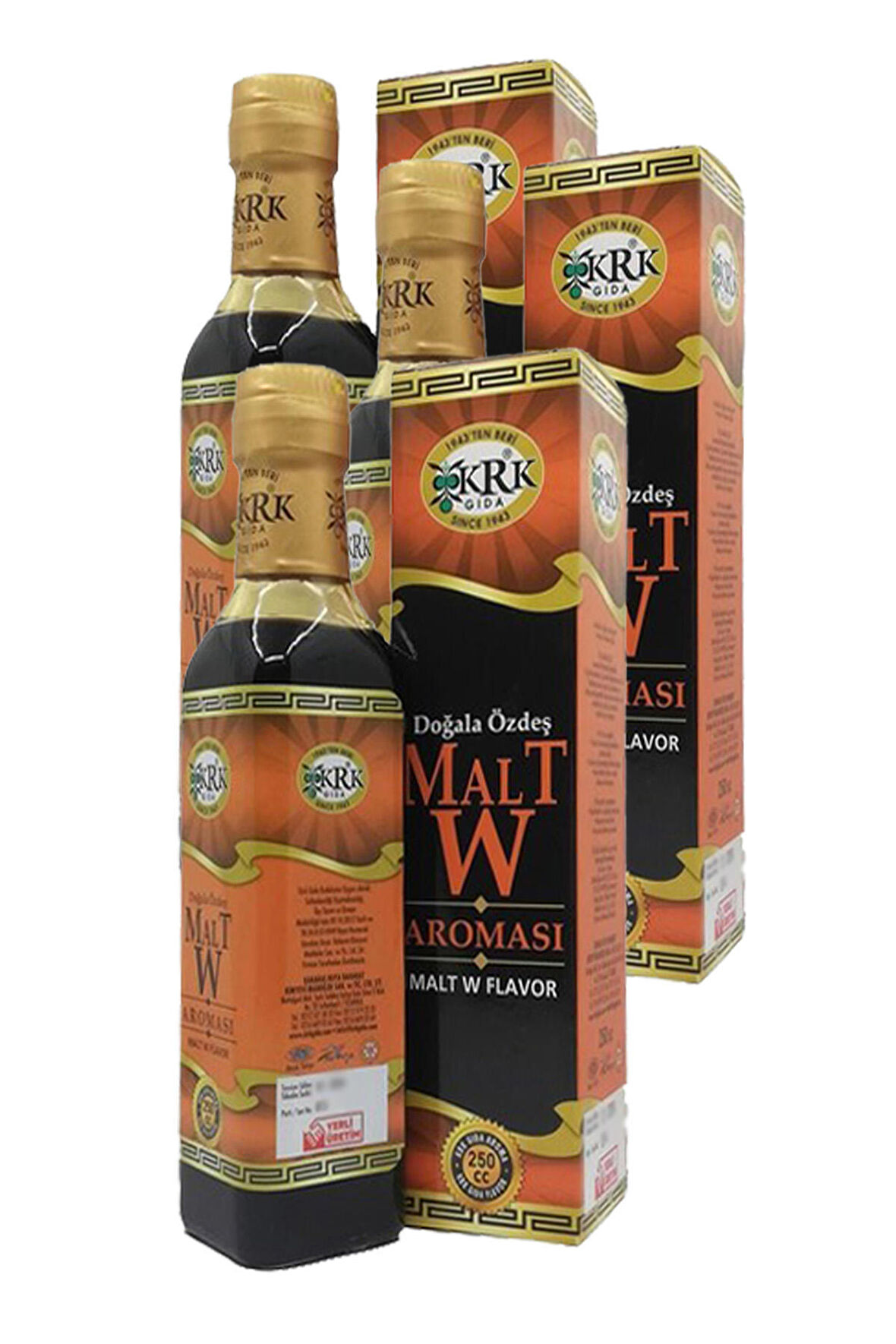 3 Adet Krk Malt Aroması Doğa Ile Özdeş Malt W Aroması Meşe Aroması 250 ml x 3