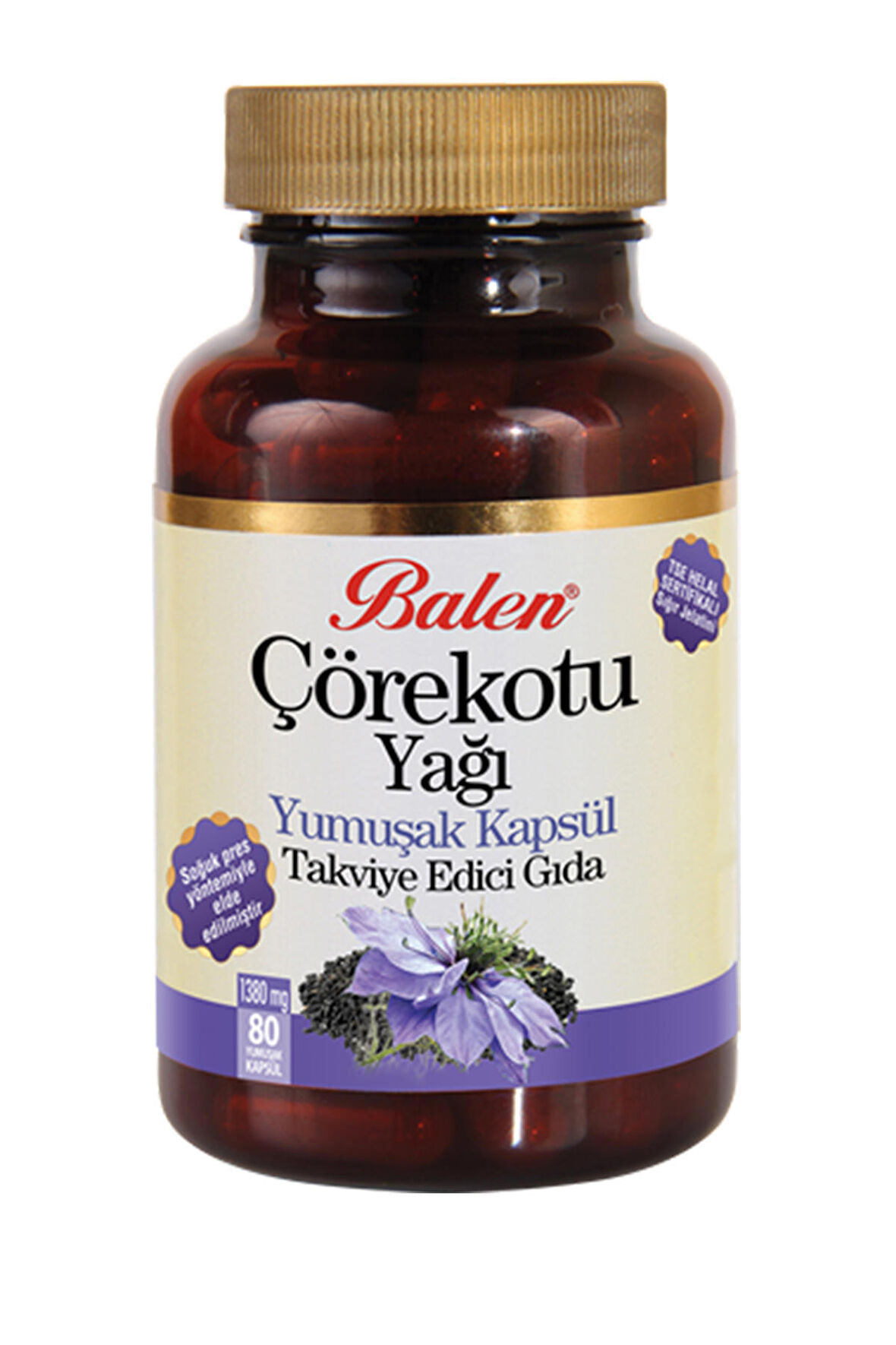 Çörekotu Yağı Yumuşak Kapsül Balen Çörek Otu Yağı Kapsülü
