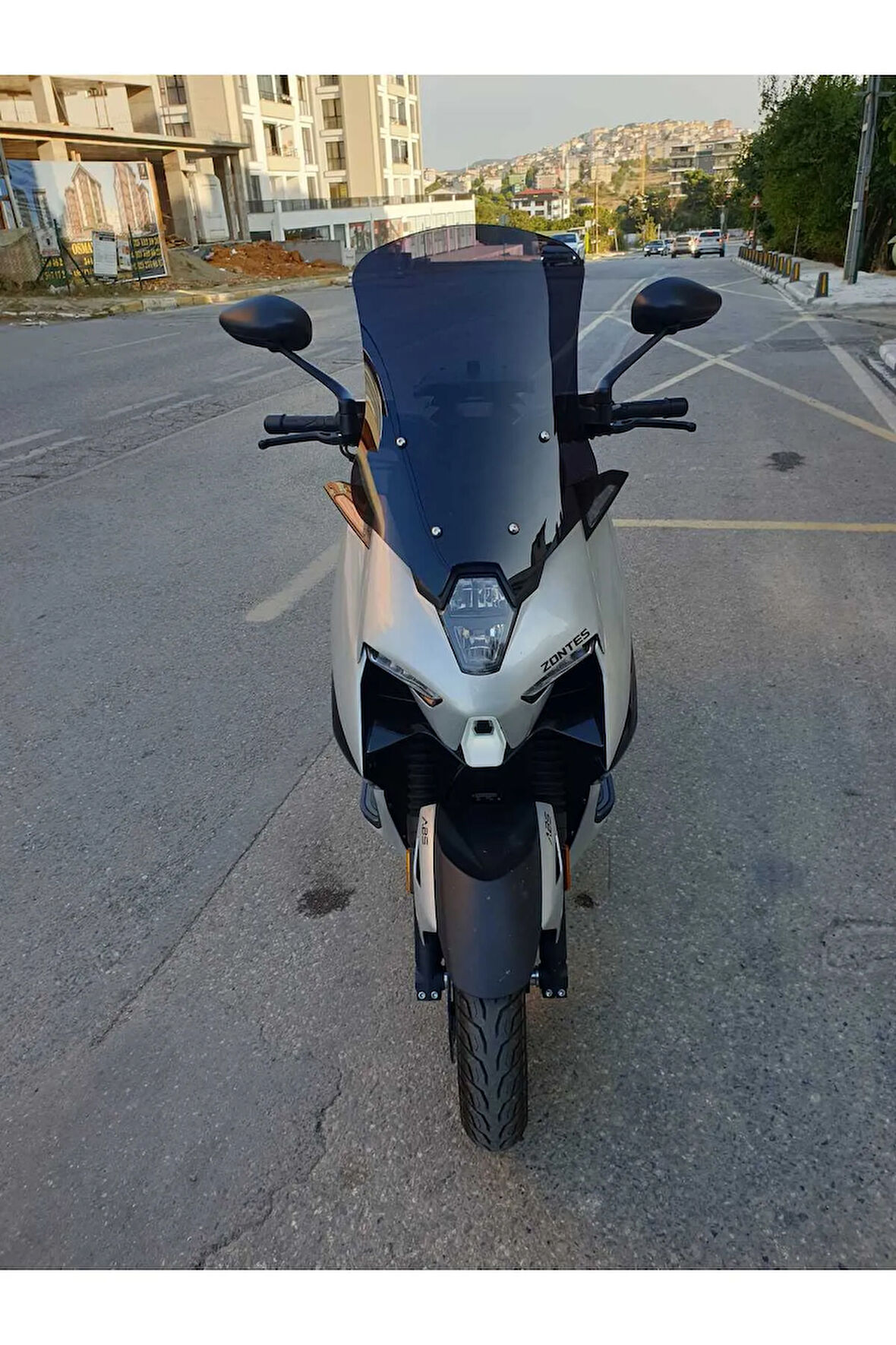 Zontes ZT 125 Siperlik Ön Cam 2024 Model 55cm Siyah Renkli 4mm