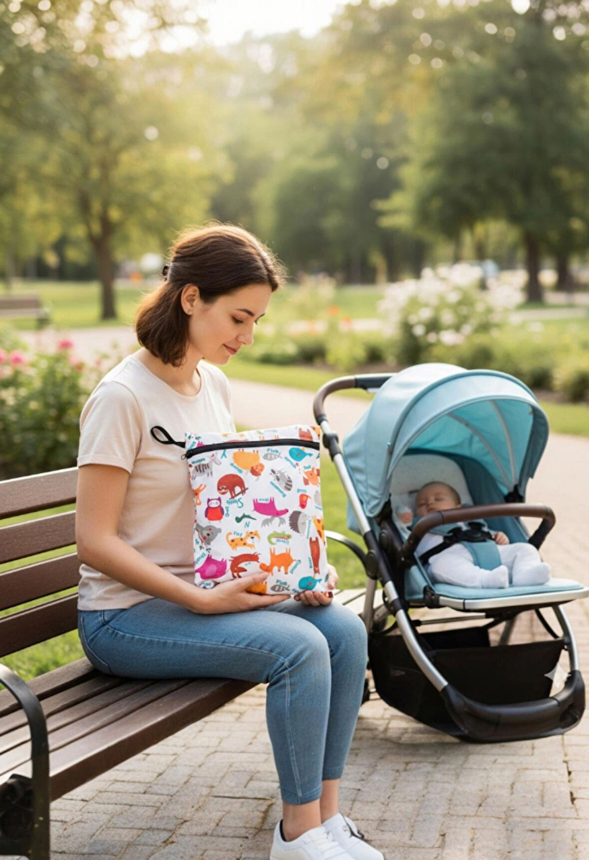 Yorni 30X37CM, Zoo, Su Geçirmez Islak Mayo Çantası, Torbası