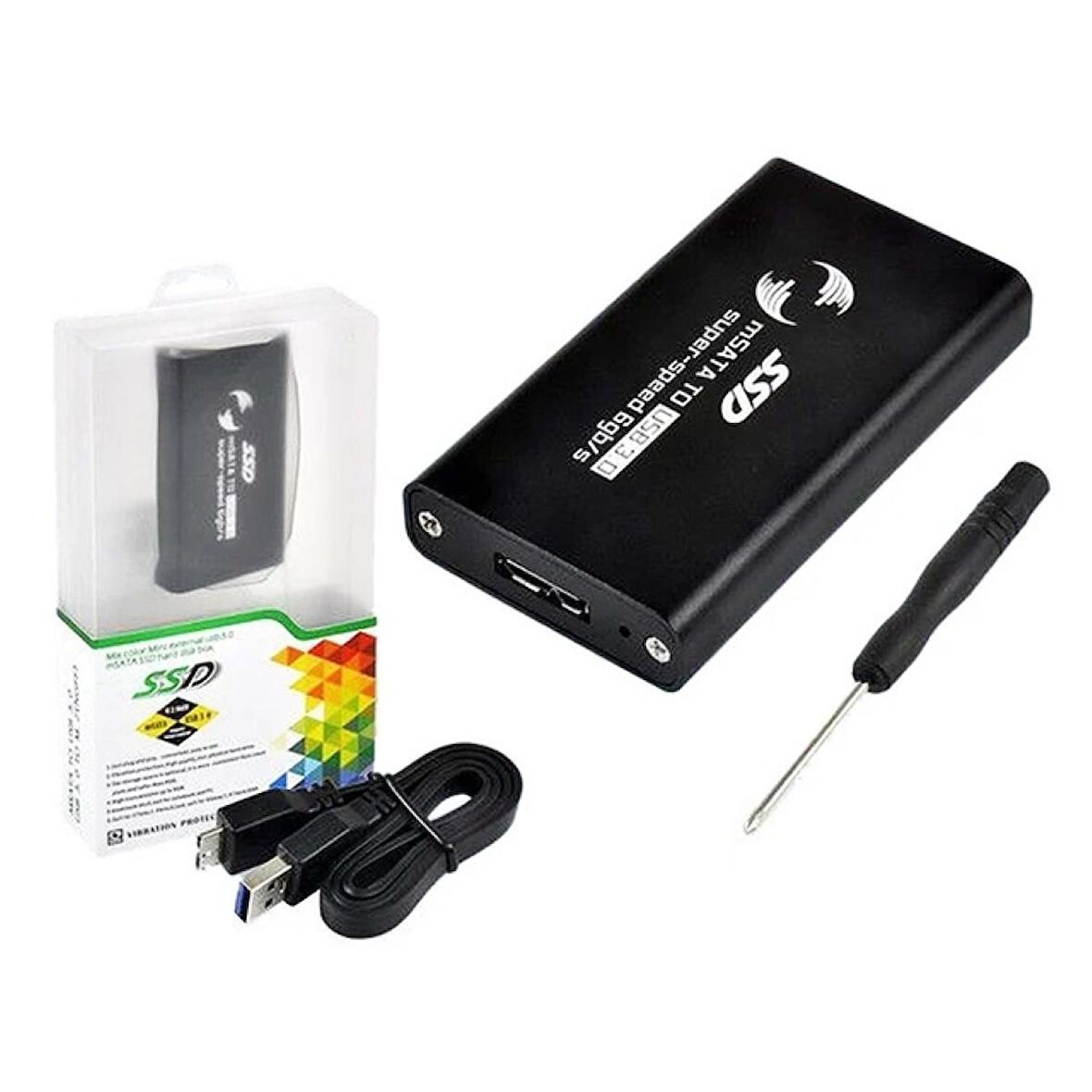 M.2 Sata Ssd Ngff Usb 3.0 Mini Çevirici Adaptör Harici SSD Hard Disk Kutusu