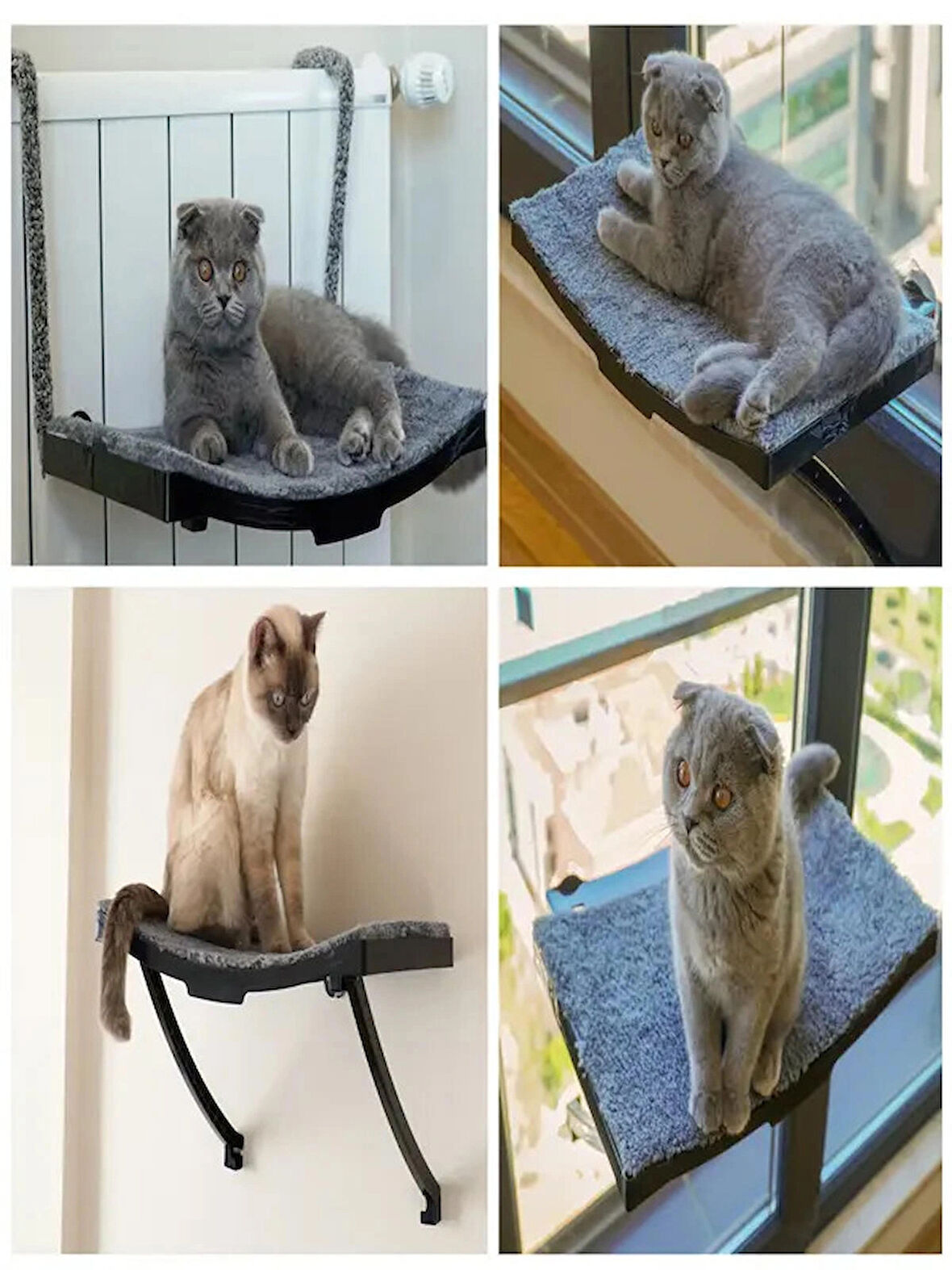  KEDİ YATAĞI CAM VE DUVAR İÇİN