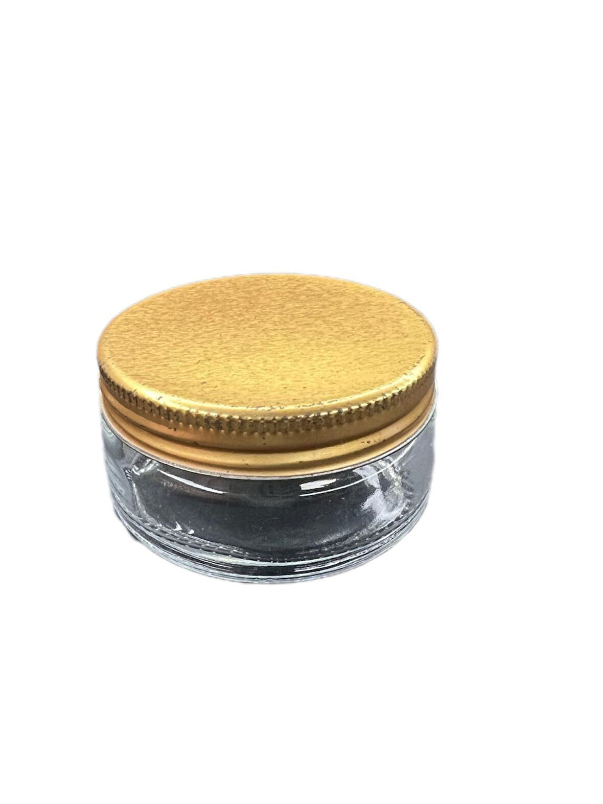 50ml şeffaf cam krem kavanozu gold kapaklı, 24 adet, kozmetik kavanoz,krem kavanozu, cam kavanoz