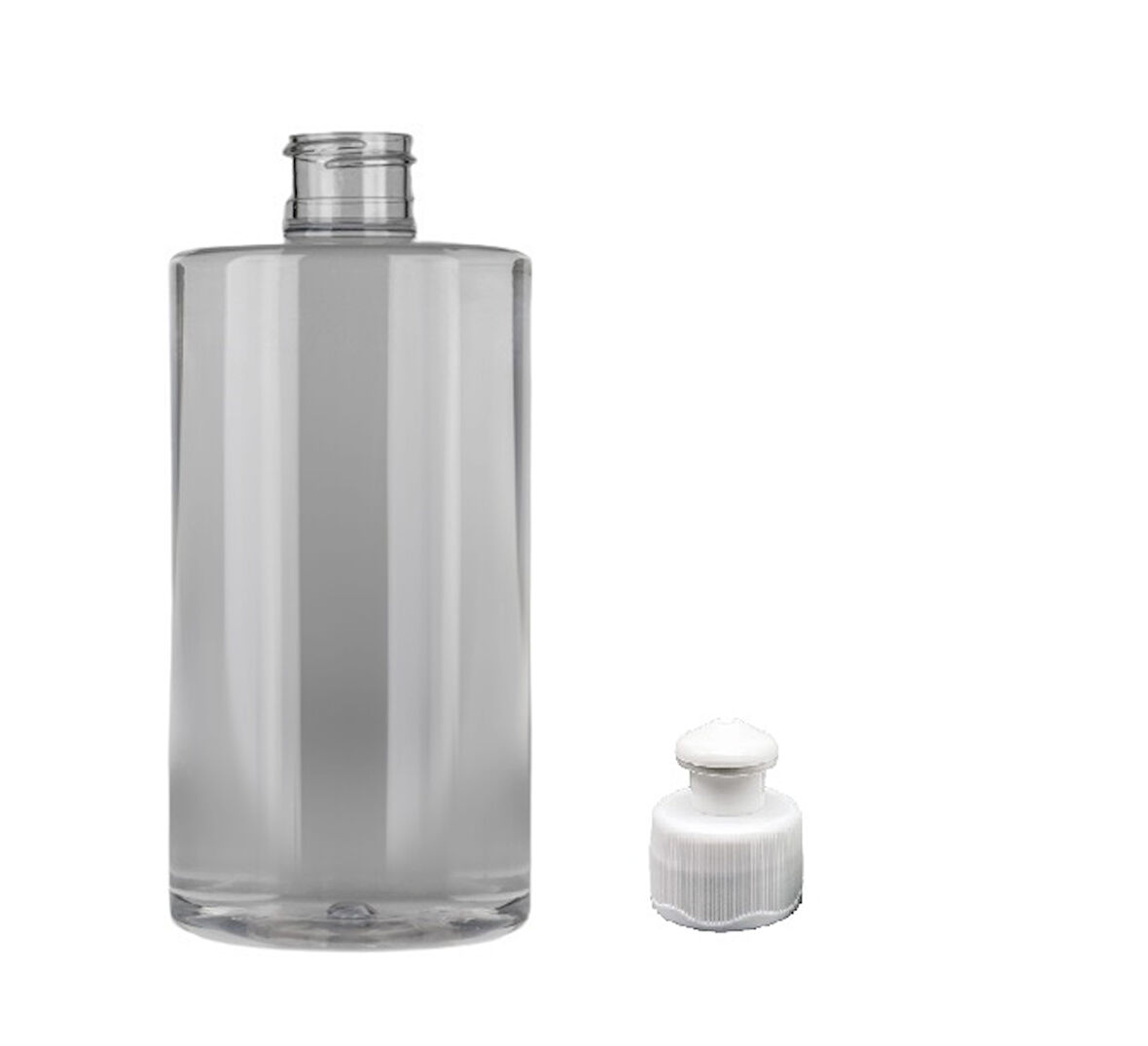 250ml şeffaf şişe puspul kapaklı, 12 adet, puspul kapaklı şişe, deterjan şişesi, plastik şişe, şeffaf şişe, sabun şişesi, duş jeli şişesi