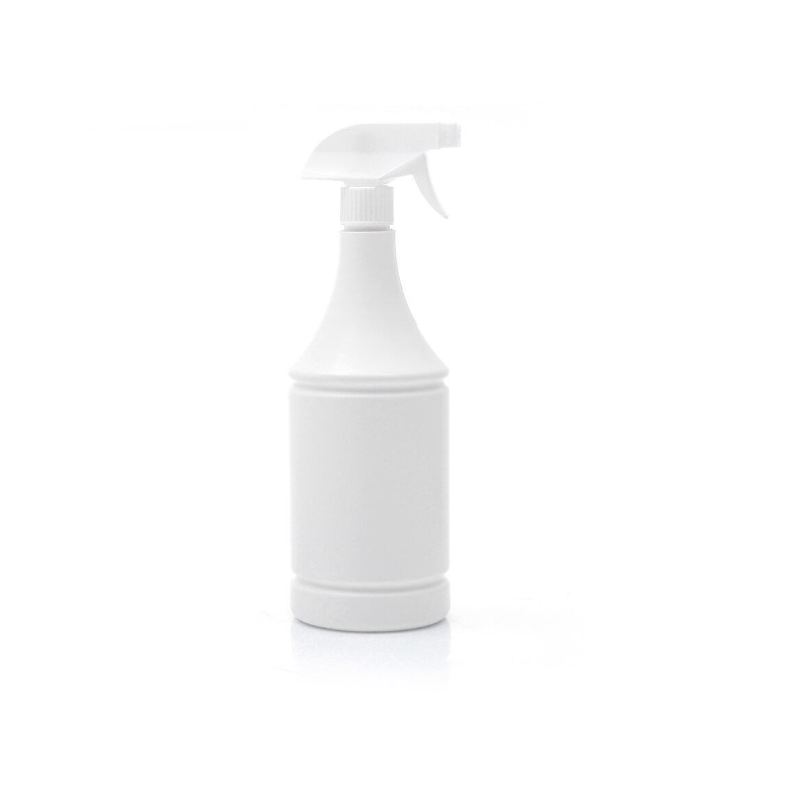 500ml konik beyaz renk mat plastik şişe triger başlıklı, 24 adet,  sprey şişesi, triger başlıklı şişe, kozmetik şişe, sanayi tipi şişe, plastik şişe
