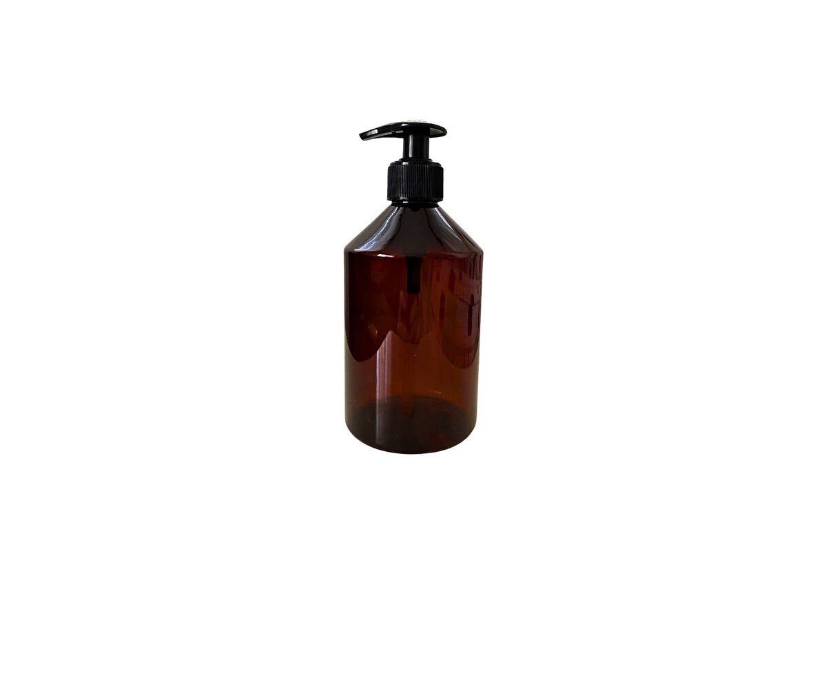 250ml kahverengi plastik şişe sıvı sabun pompalı, 12 adet, sabun şişesi, pompalı şişe, duş jeli şişesi, kozmetik şişe