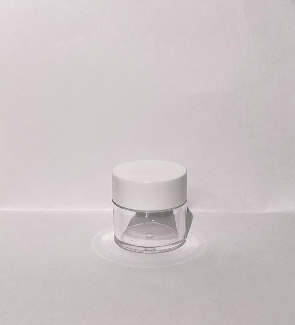 30ml Şeffaf Akrilik Krem Kutusu, Beyaz Kapak, Kozmetik Kutu, Plastik Kutu, 50 Adet