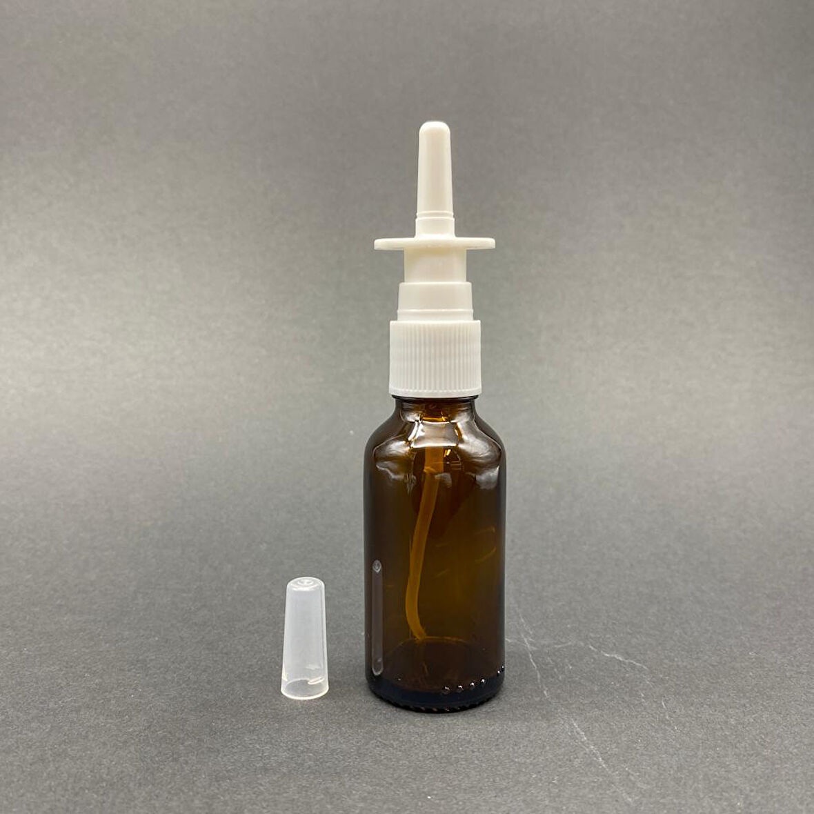 30ml kahverengi şişe, Burun spreyi, 24 adet Nazal Spreyli, Ecza şişesi, İlaç Şişesi