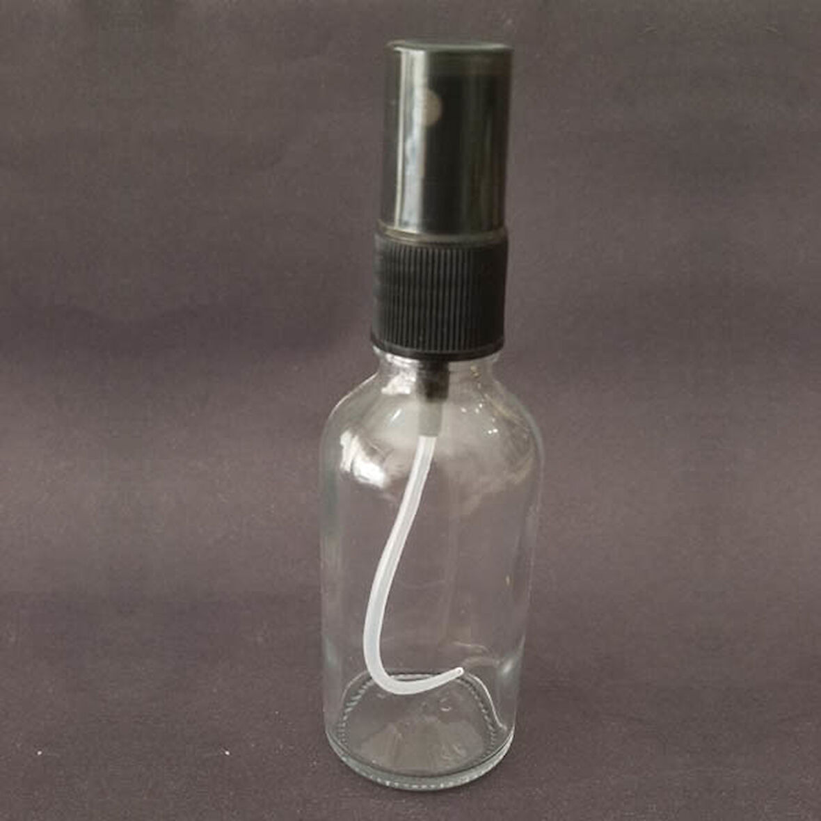 50ml Şeffaf Cam Şişe, spreyli Şişe, 12 Adet, Ecza şişesi, Boş Cam şişe