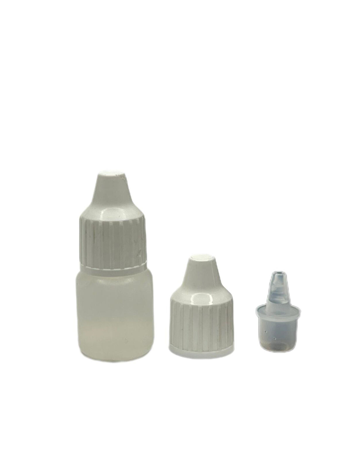 5ml PE ASETON ŞİŞESİ, PLASTİK UÇLU DAMLALIKLI ŞİŞE, DAMLATMALI ŞİŞE, 24 ADET