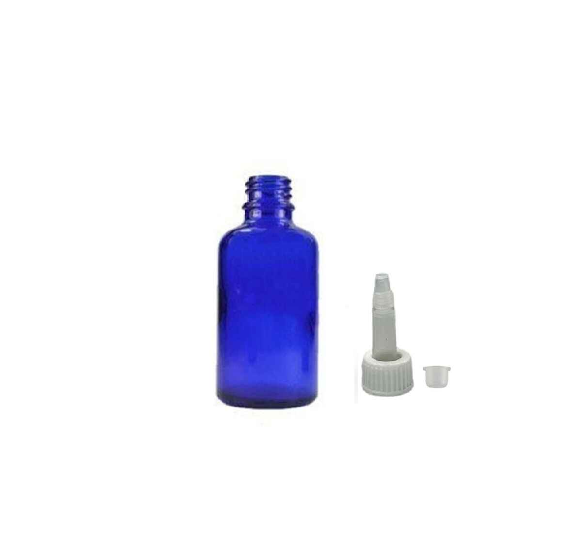 30ml mavi cam şişe getamisin kapak, 24 adet, plastik üstten damlalıklı şişe, damlatmalı şişe, damlatıcı şişe
