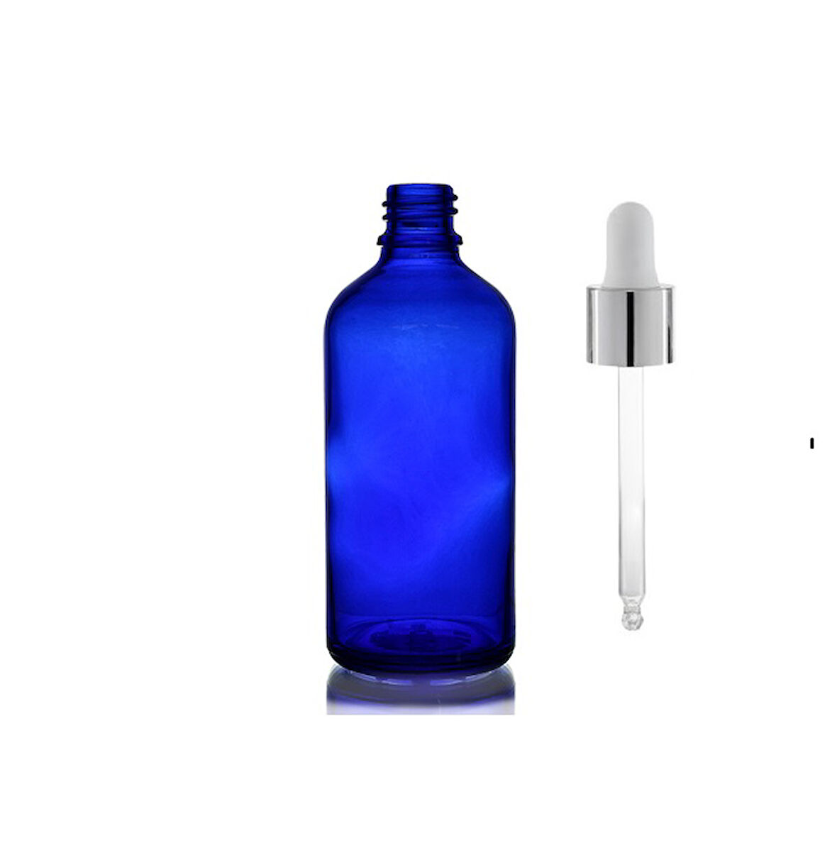 50ml mavi cam damlalıklı, 12 adet, Gümüş Kapak Beyaz Emzik, Ecza şişesi, Damlalıklı şişe, propolis şişesi, damlatmalı şişe, saç serum şişesi, ecza şişesi