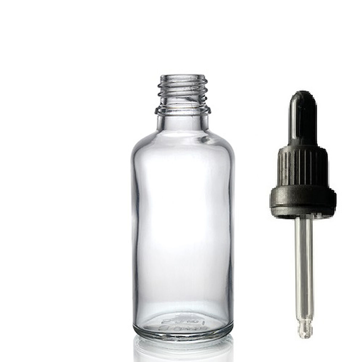 50ml şeffaf cam damlalıklı, 24 adet, Siyah Kapak, Ecza şişesi, Damlalıklı şişe, propolis şişesi, damlatmalı şişe, saç serum şişesi, ecza şişesi