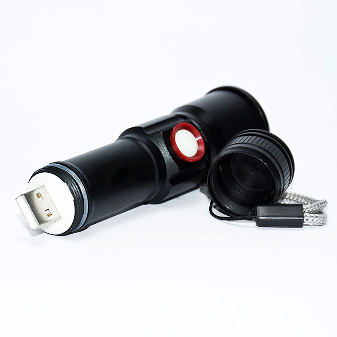 Xml-2 Led 1.000 Lümen  Usb Şarjlı El Feneri  Wt-611