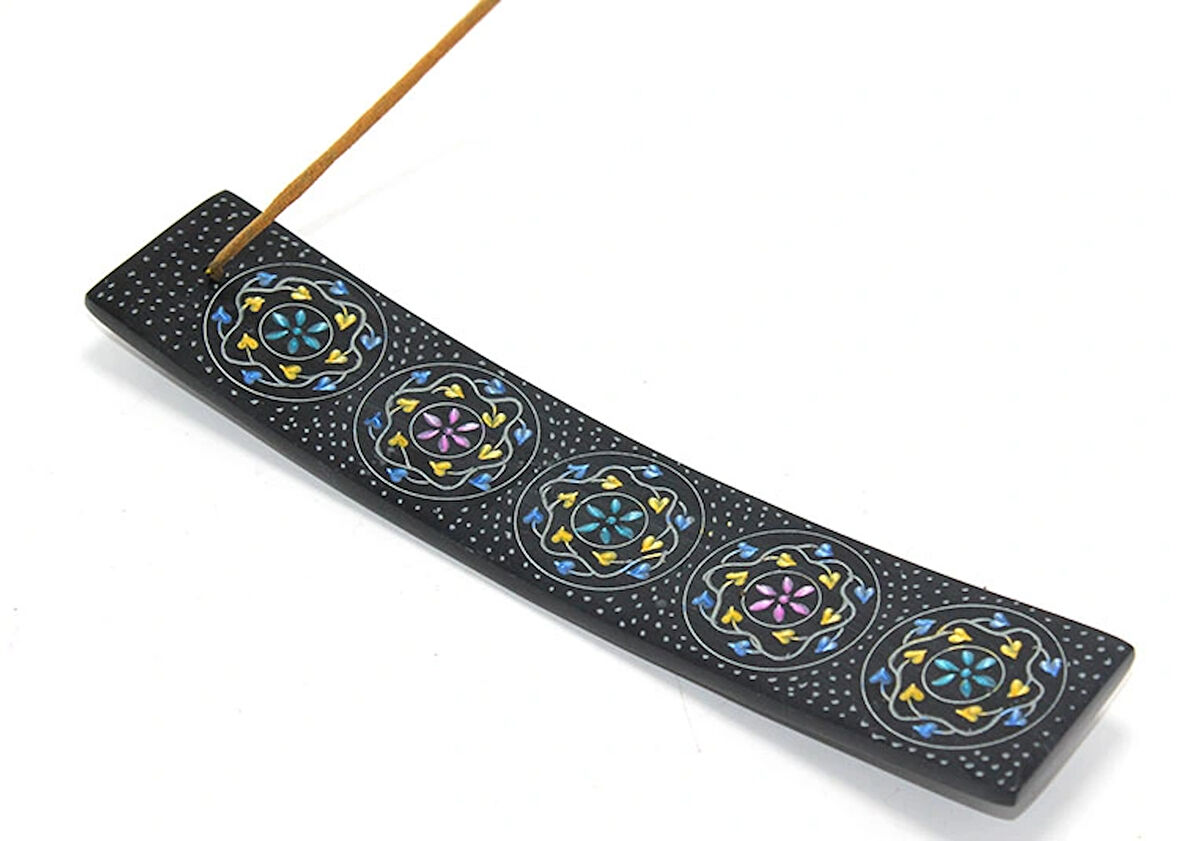 Obsidian Taşı Kayık Tütsülük Model 3