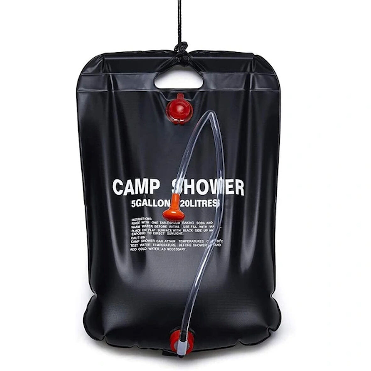 20 Litre Solar Isıtıcılı Kamp Duş Torbası