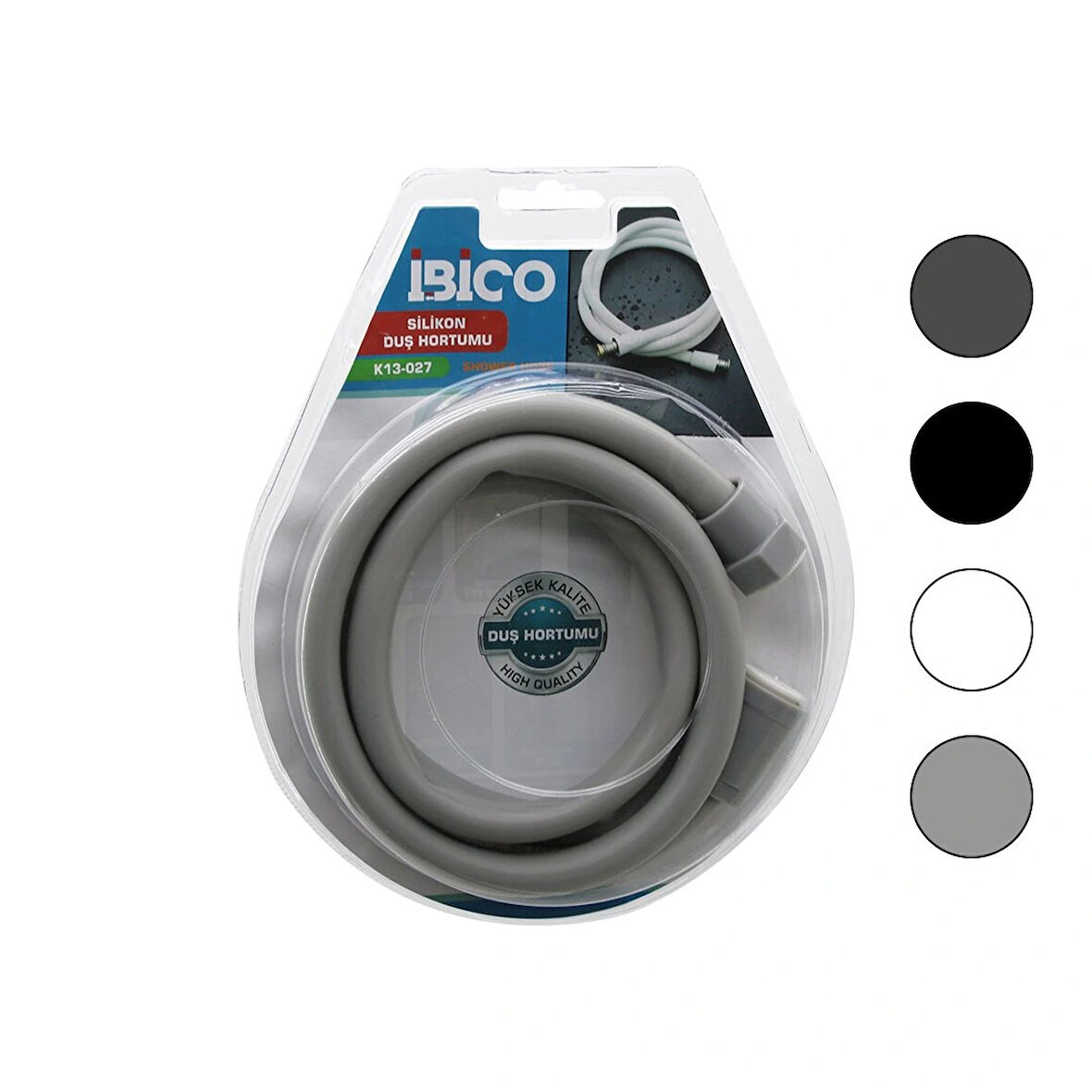 İeg® Si̇li̇kon Duş Hortumu 1.5Mt Vakumlu Ambalaj Paslanmaya-Sizmaya-Bükülmeye-Kopmaya Son (4887)