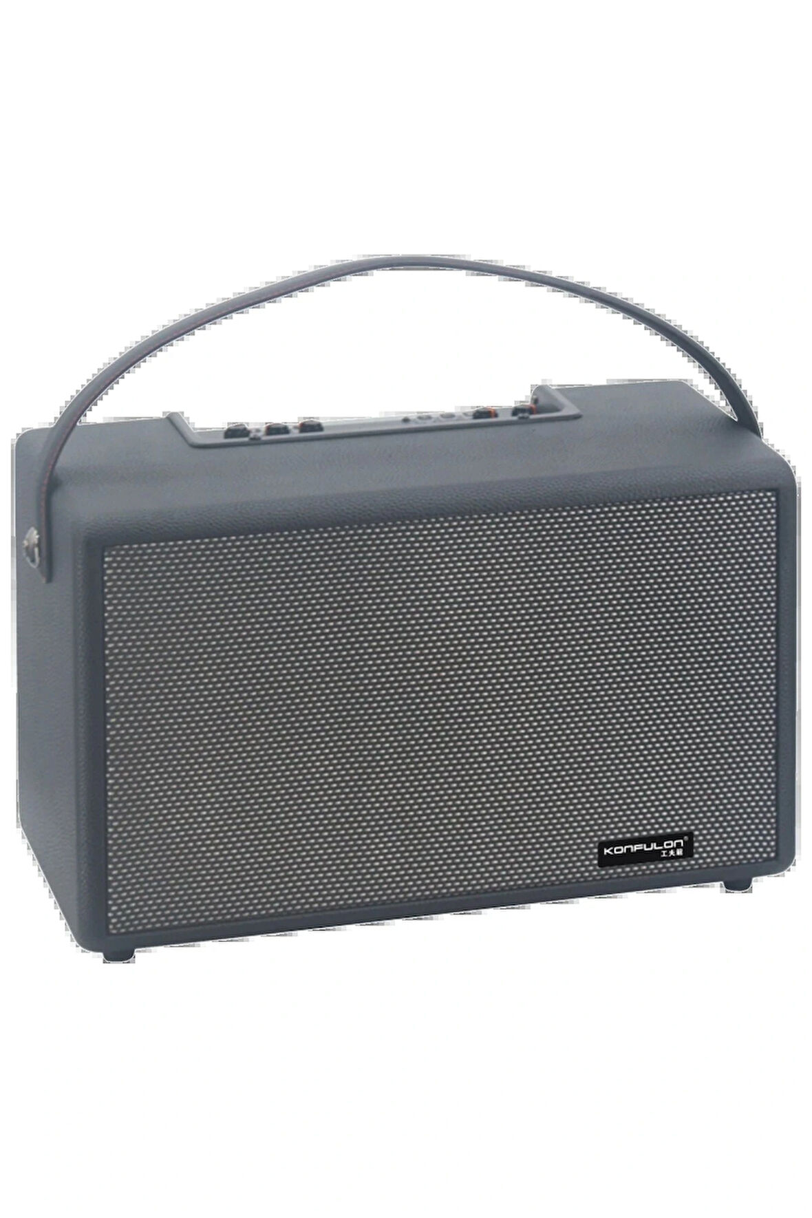 F32 2X50W Sürücülü 2 Adet Mikrofonlu Bt 5.2 Kablosuz Hoparlör - Siyah